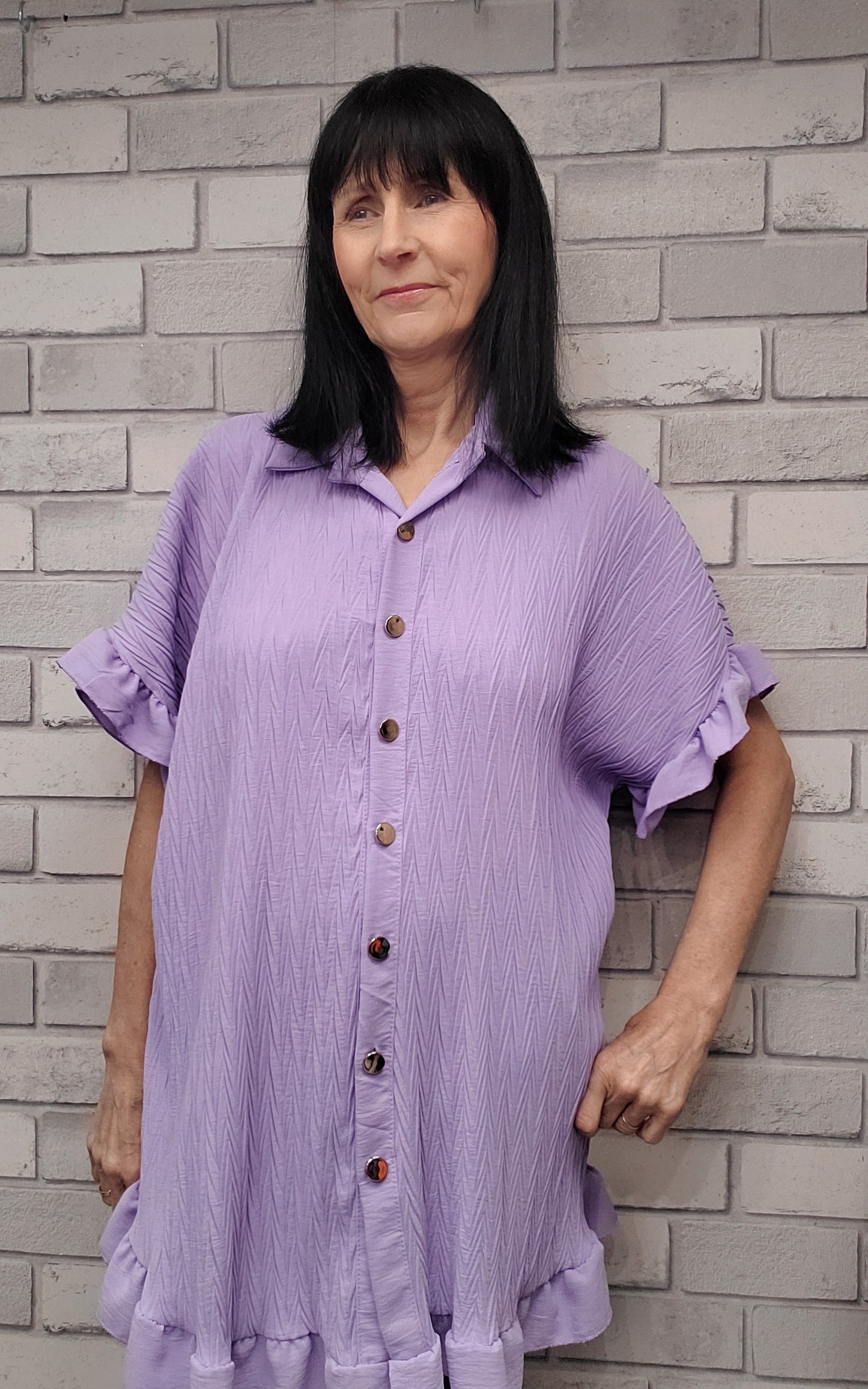 Eleanor Crinkle Blouse - Couture Boutique