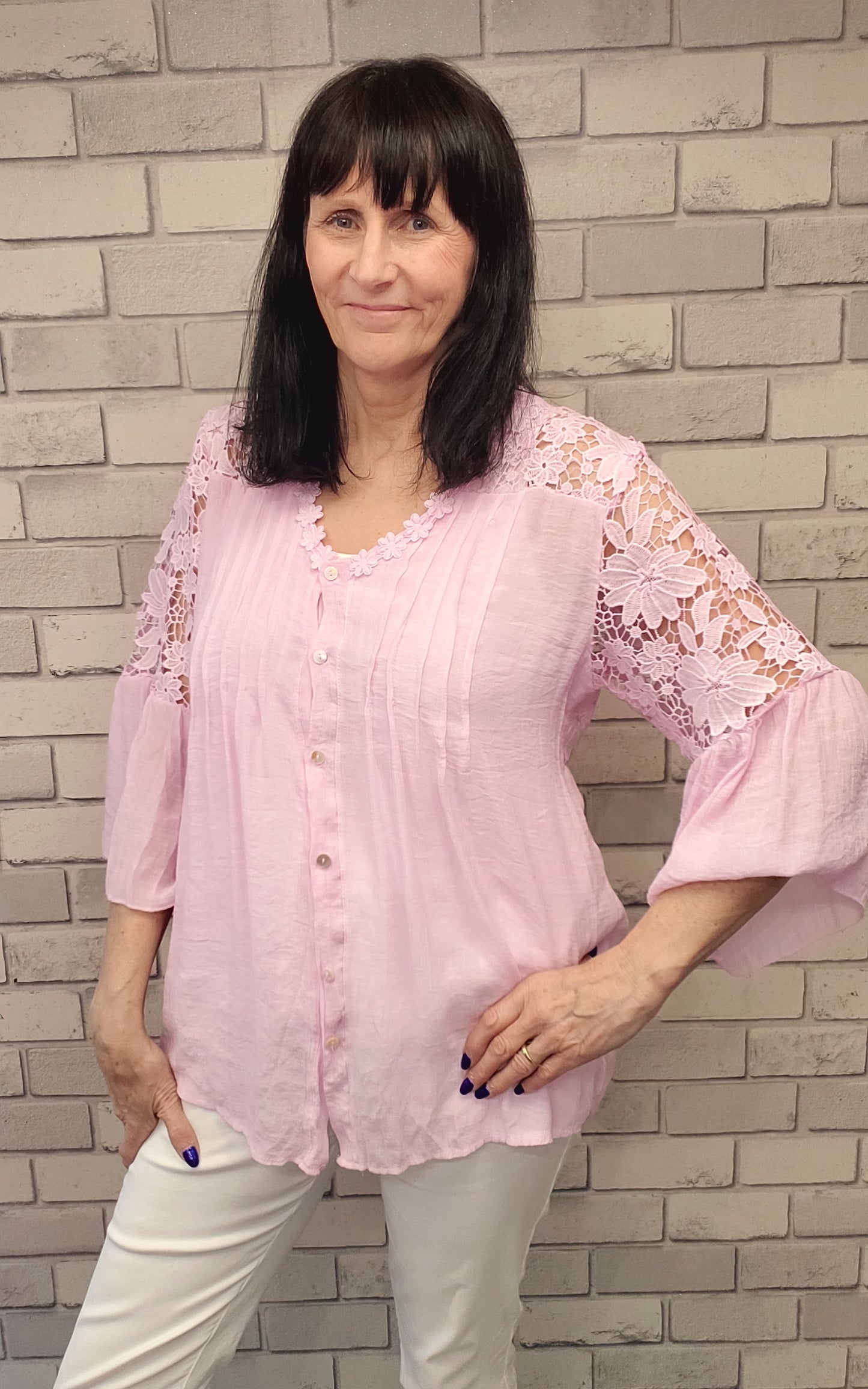 Dani Lace Blouse - Couture Boutique