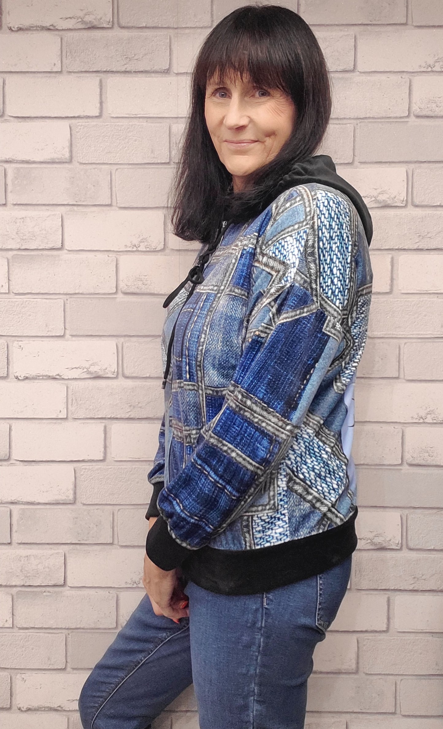 Lydia Ladies Jacket With Hood - Couture Boutique