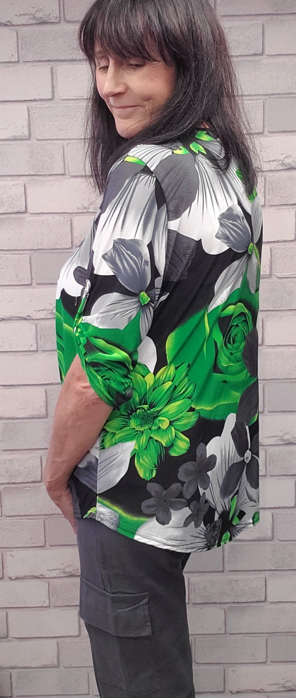 Caz Short Sleeve Zip Top