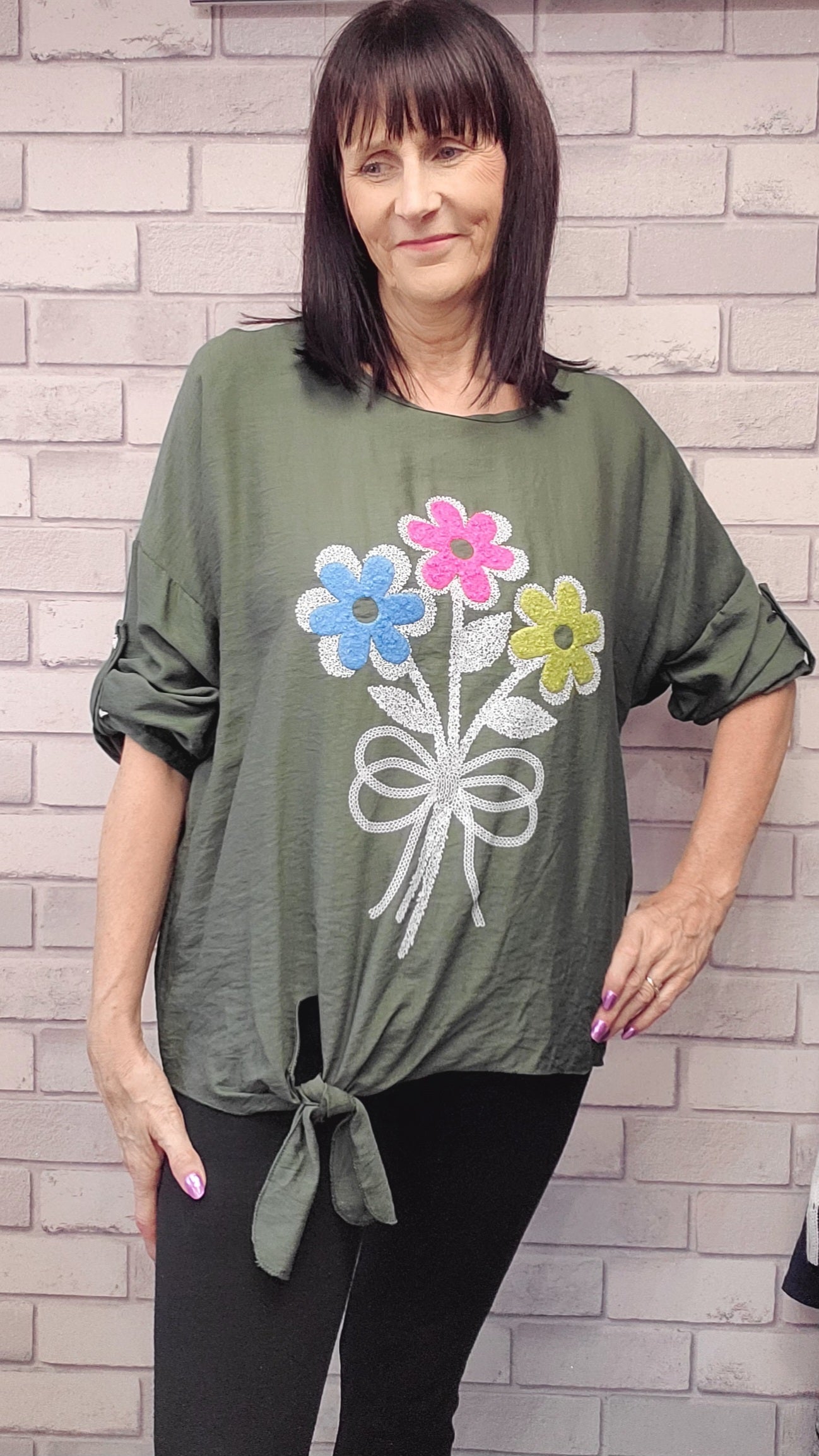 Flower Knot Top