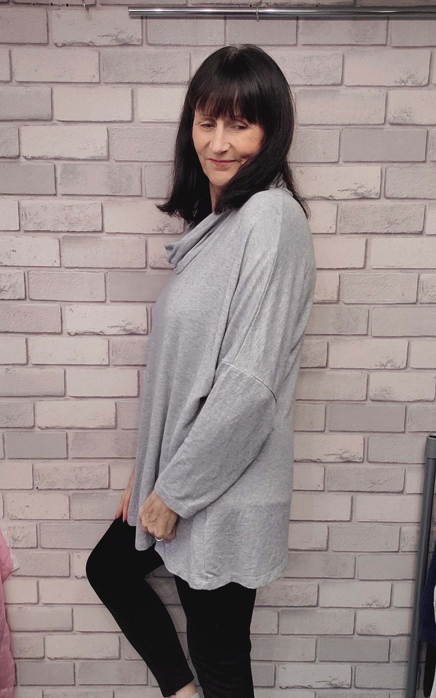Stacey Cowl Neck Plus Size Jumper