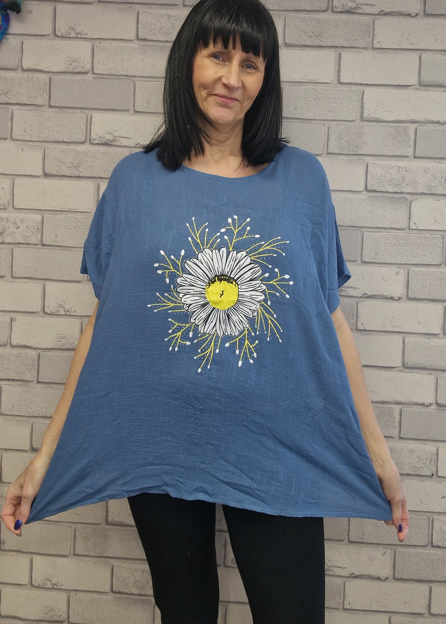 Brianna Daisy Print Summer Top - Couture Boutique