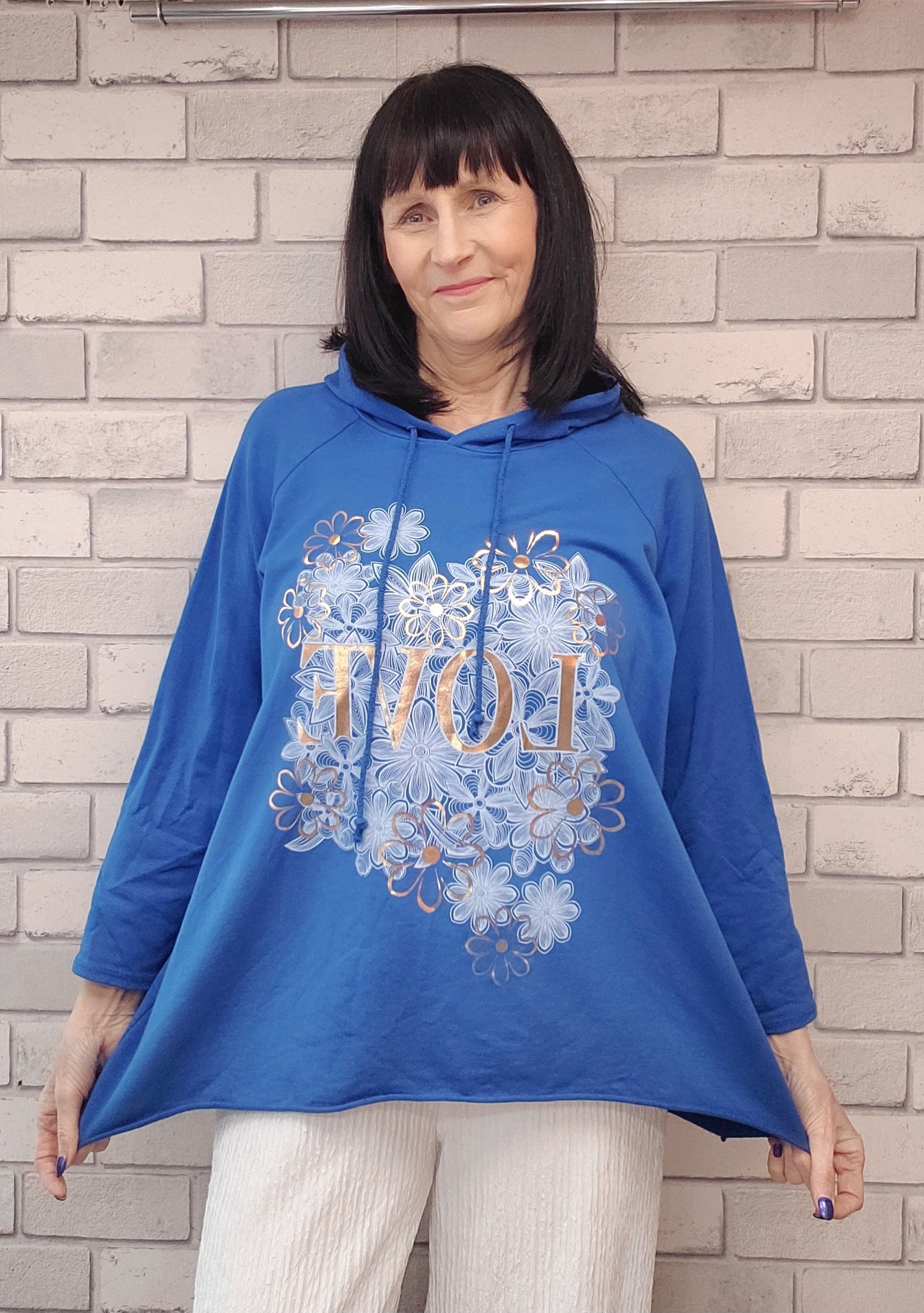 Aurora Floral Love Hoody