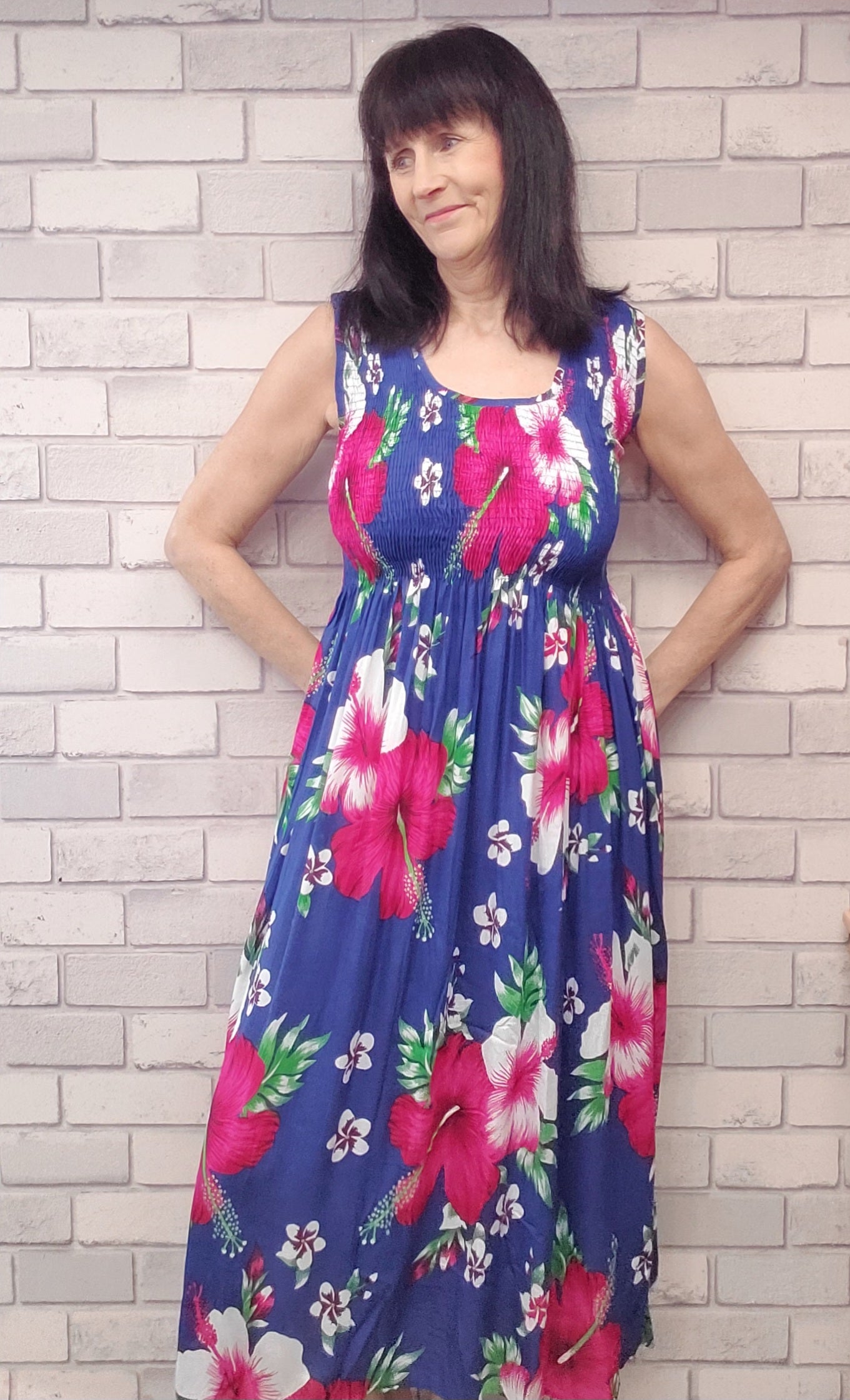Iris Floral Print midi Dress - Couture Boutique