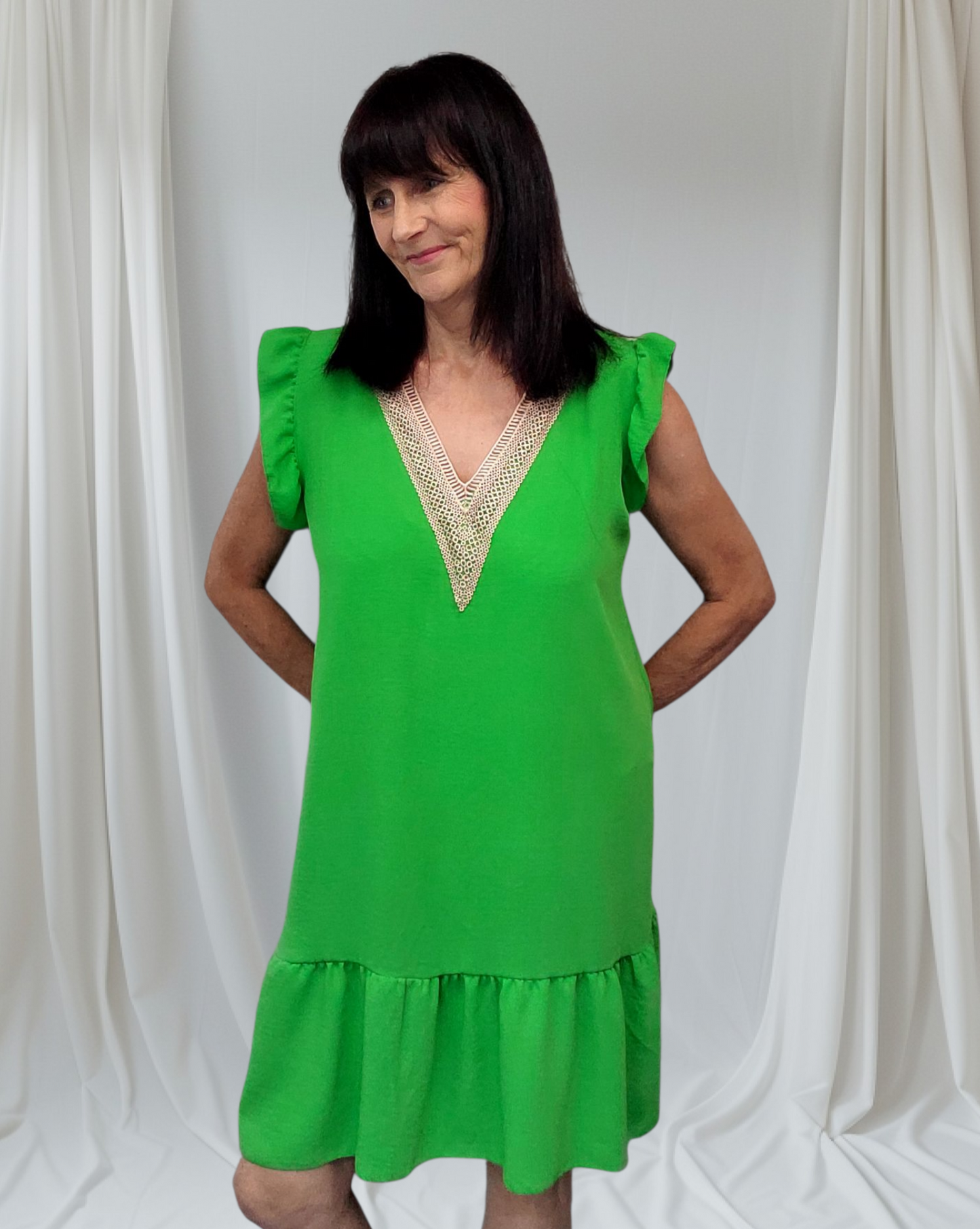 Olga Short Sleeve Summer Dress