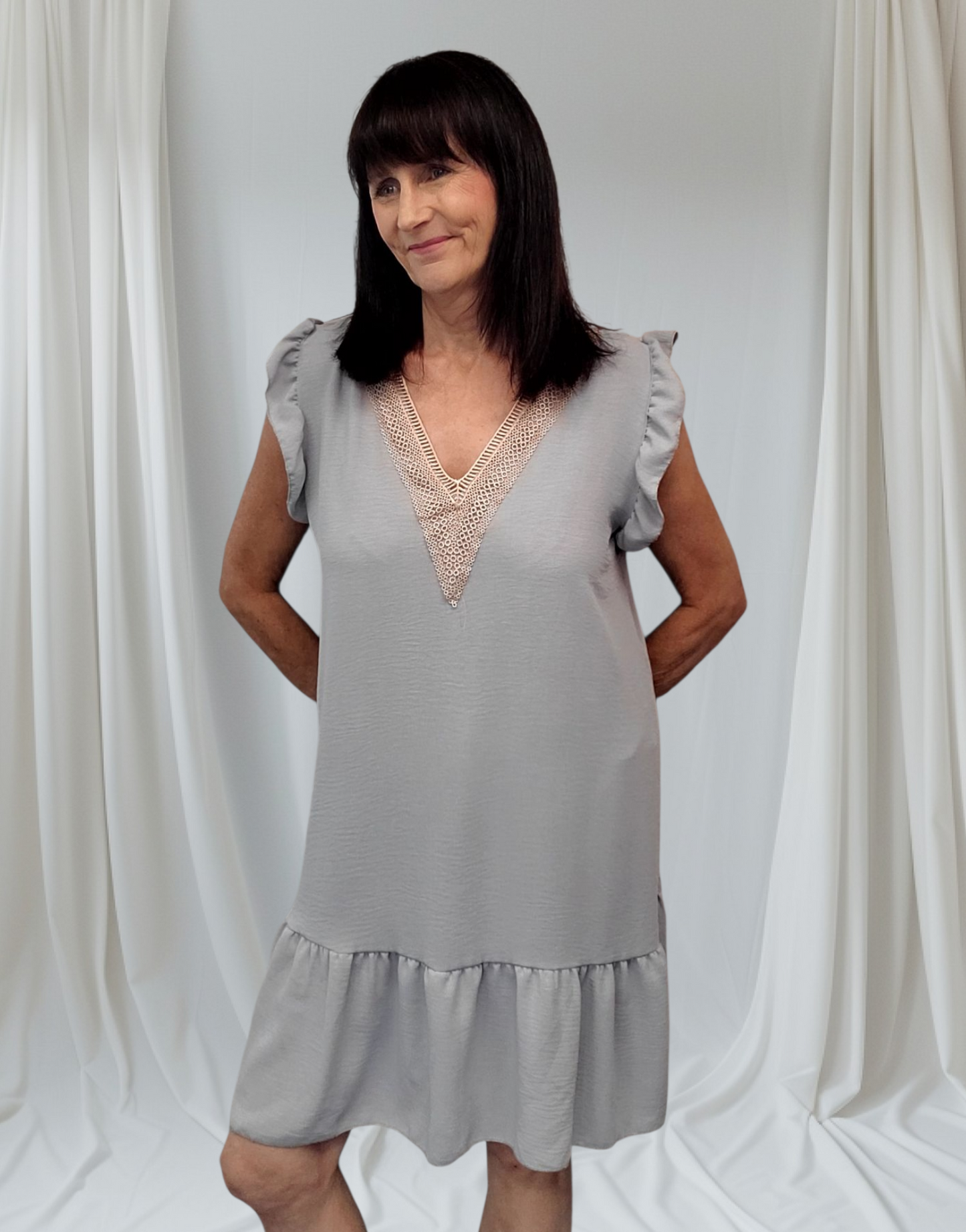 Olga Short Sleeve Summer Dress