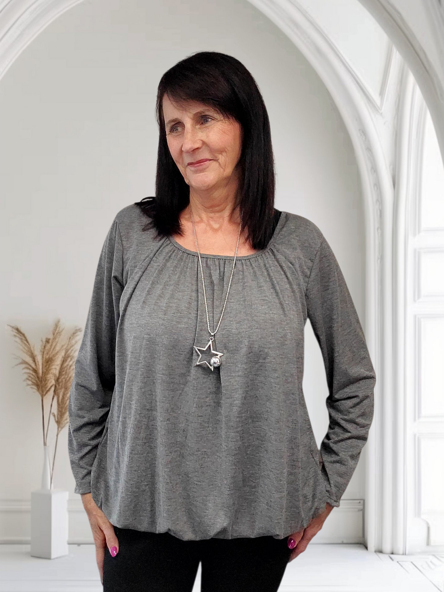 Ocean Women’s Long Sleeve Top – Casual, Comfortable, Everyday Wear