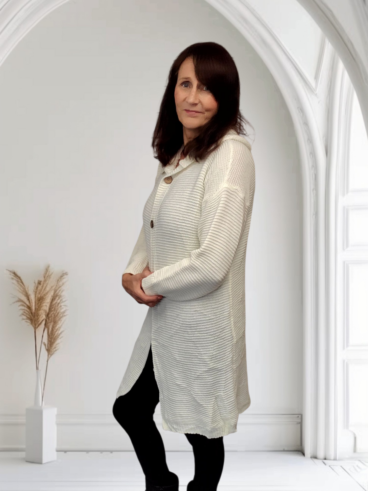 Kingsley Classic 3-Button Knit Cardigan