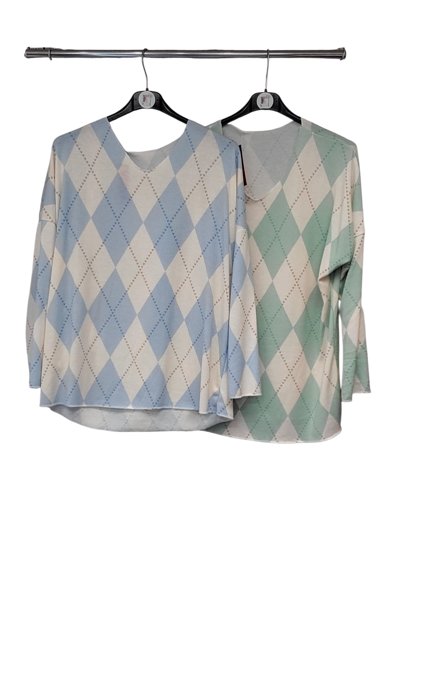 Gemma Diamond Pattern Top