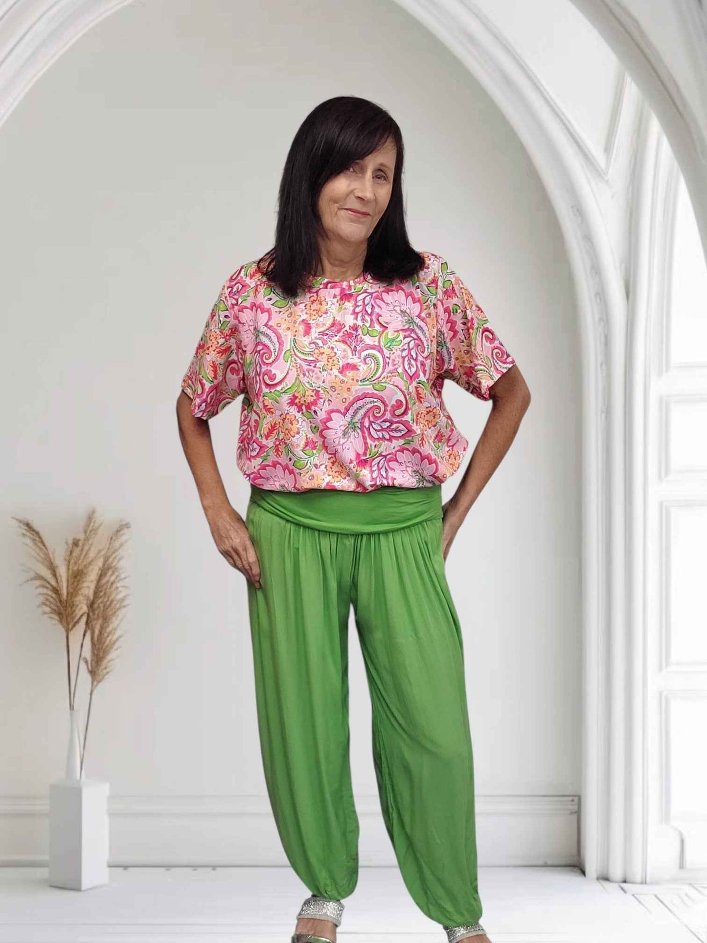 Women's Plain Harem Trousers