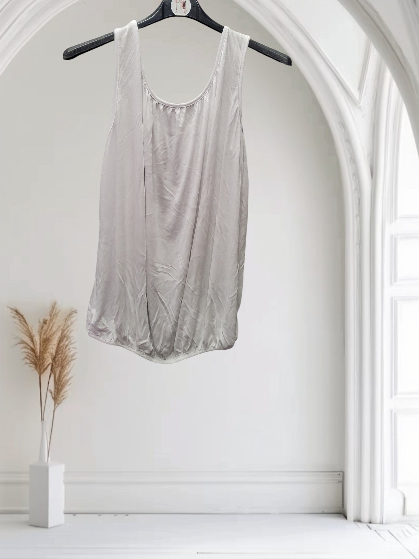 Ingrid Plain Loose Fit Vest Tops