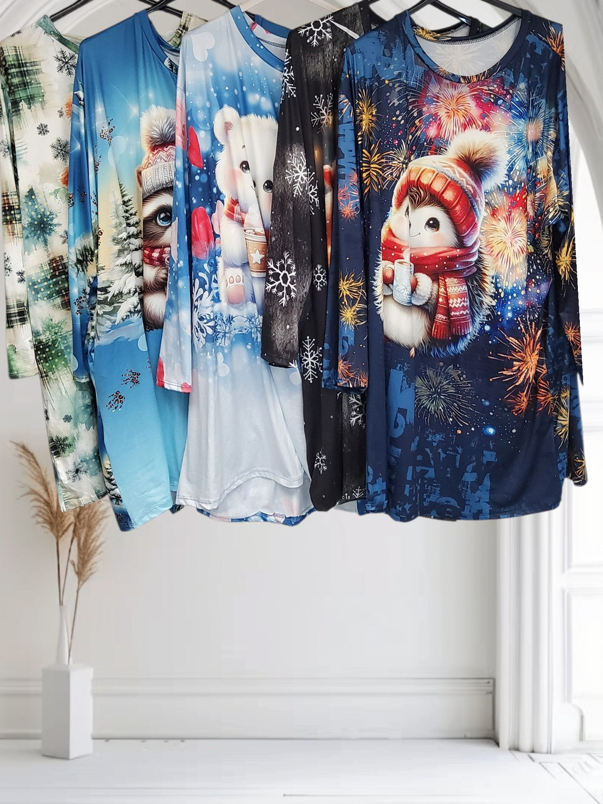 Ladies Christmas Character Tunics 5 Designs