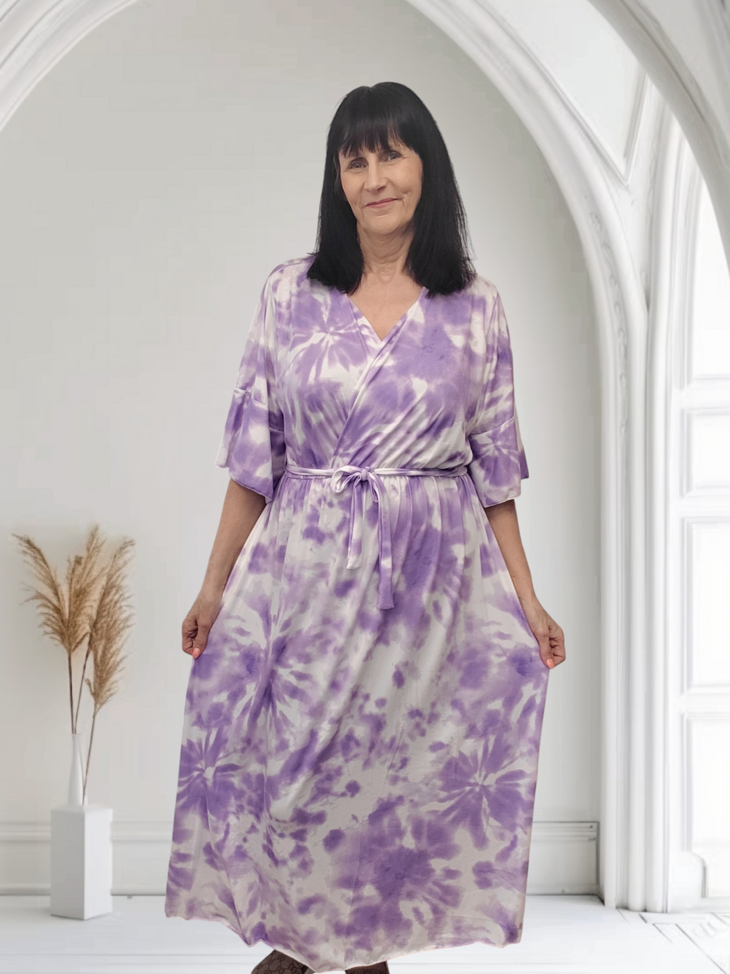 Tara Maxi Dress With Tie Belt