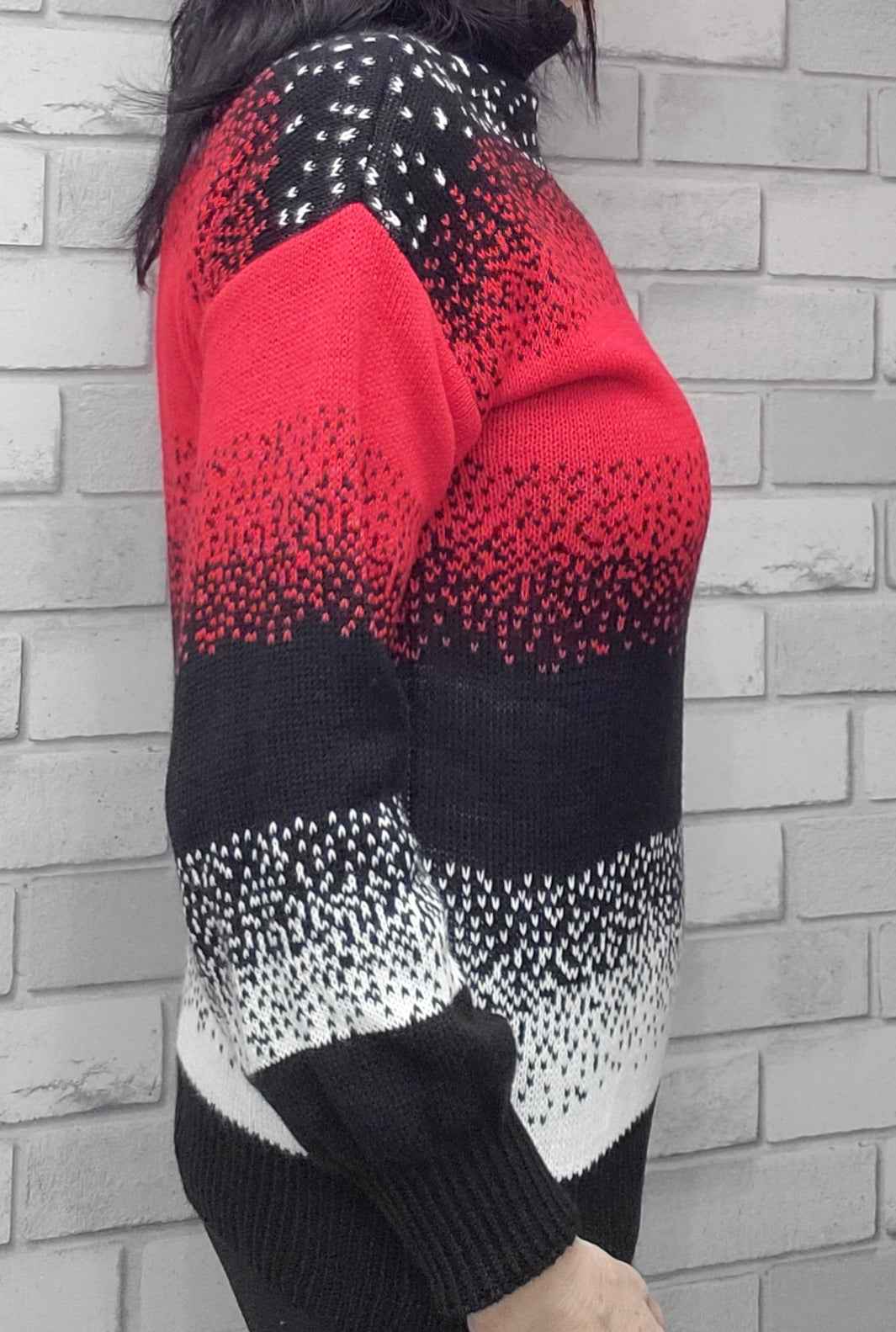 Jasmine High Neck Polo Knitted Jumper
