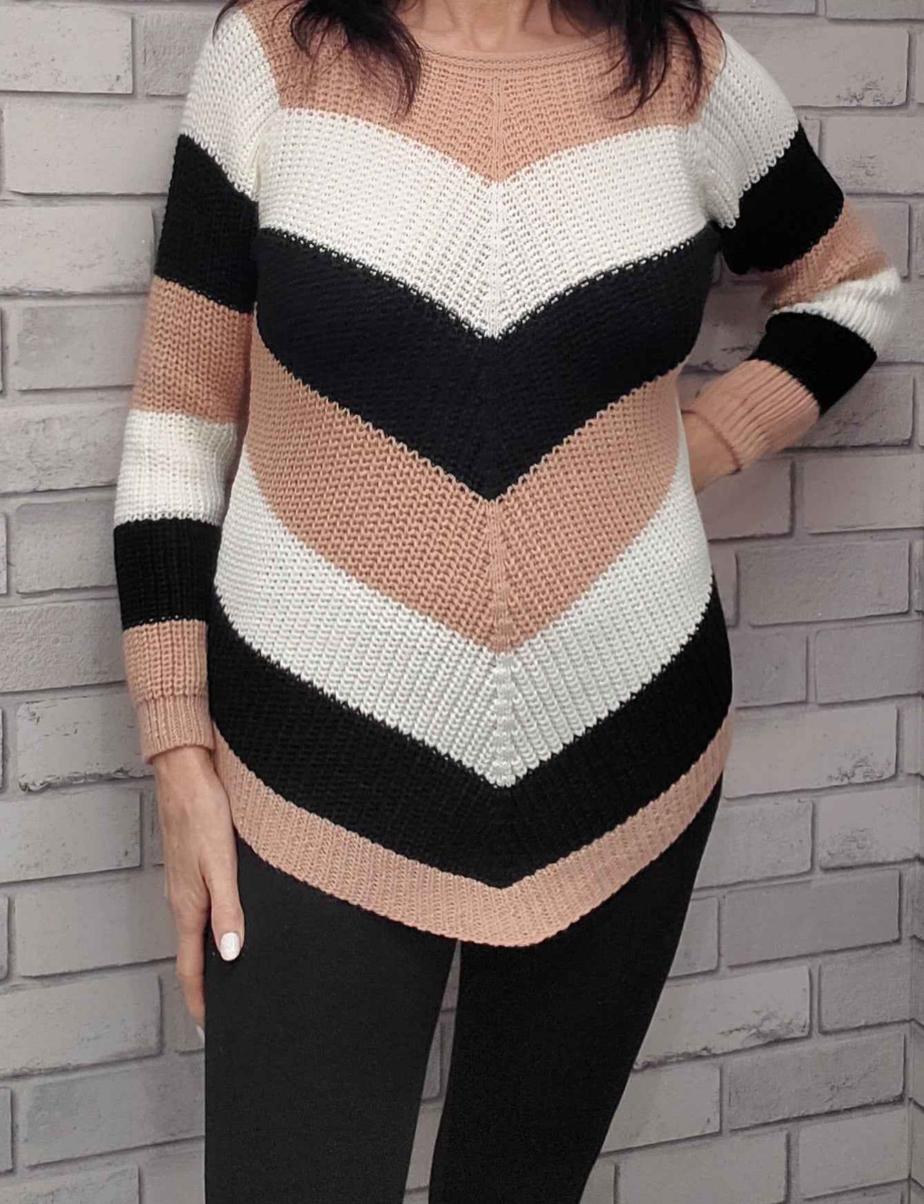 Carla Cable Knit Soft Long Sleeve Jumper