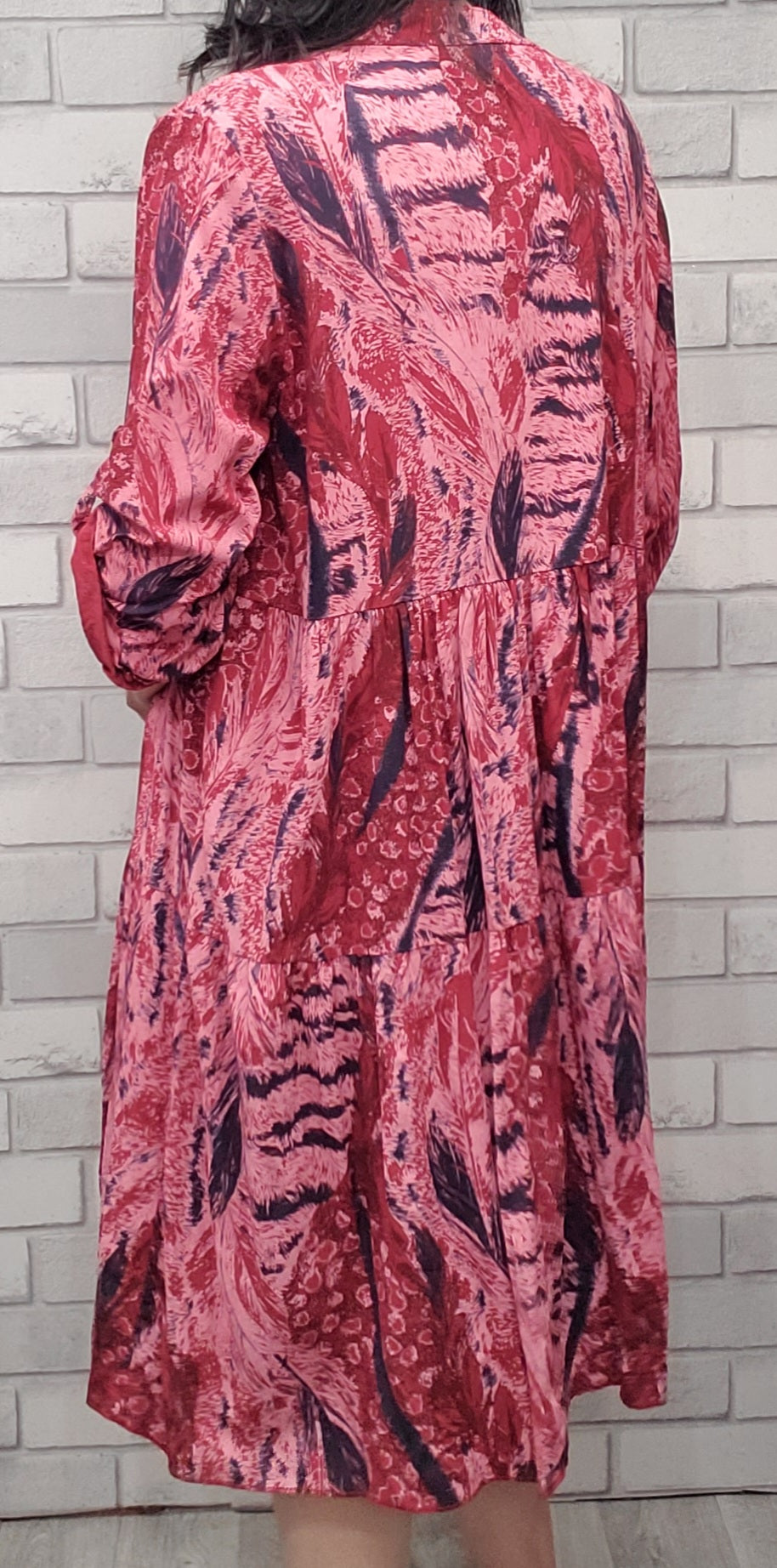 Abigail Tunic Dress With Leopard Print Pattern - Couture Boutique