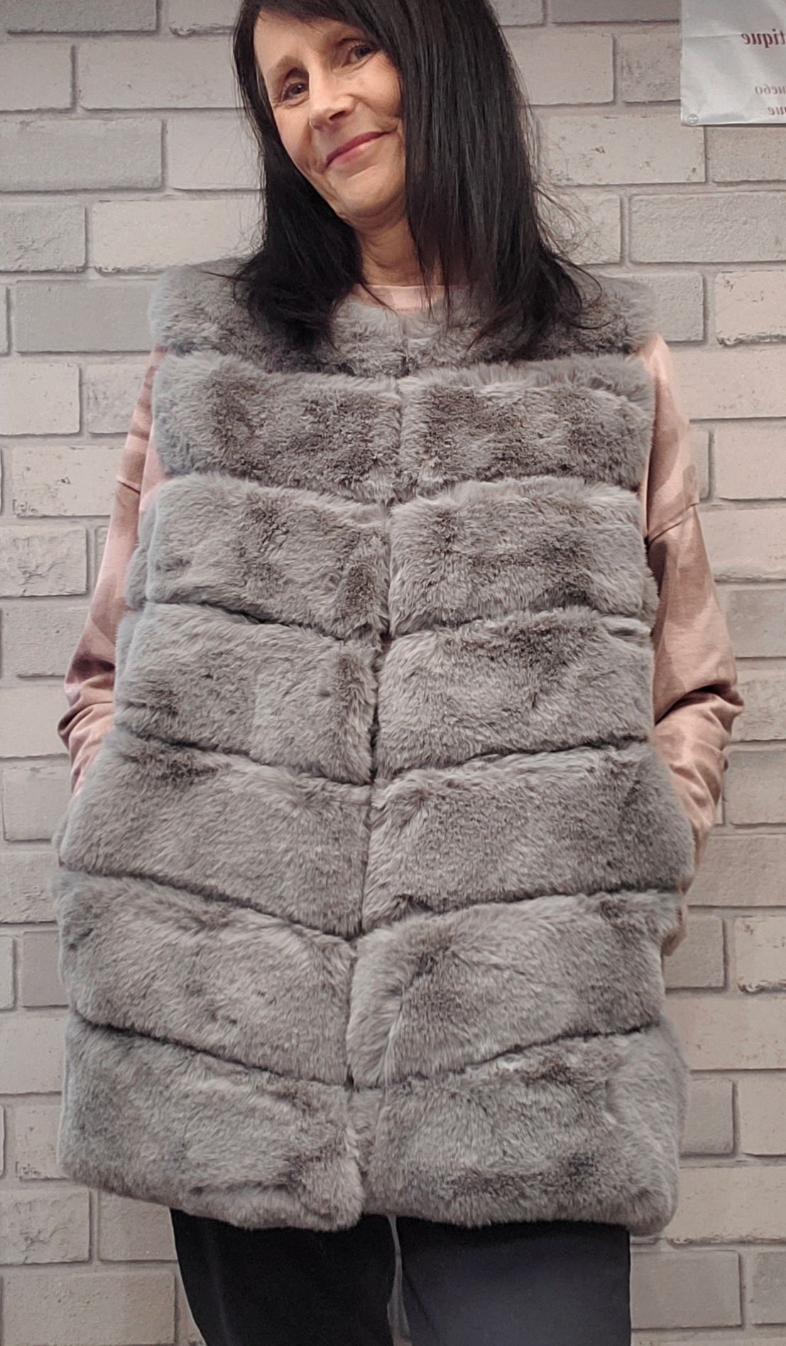 Elsa Faux Fur Gilets - Couture Boutique