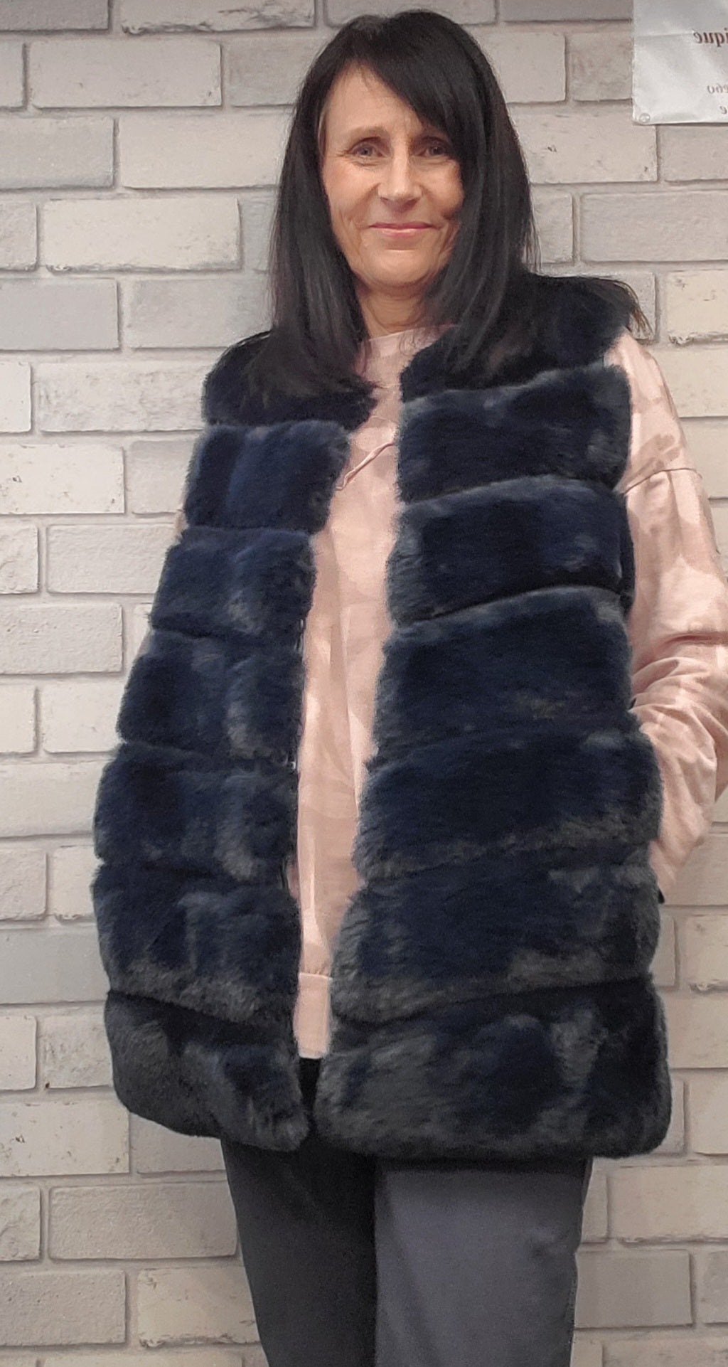 Elsa Faux Fur Gilets - Couture Boutique