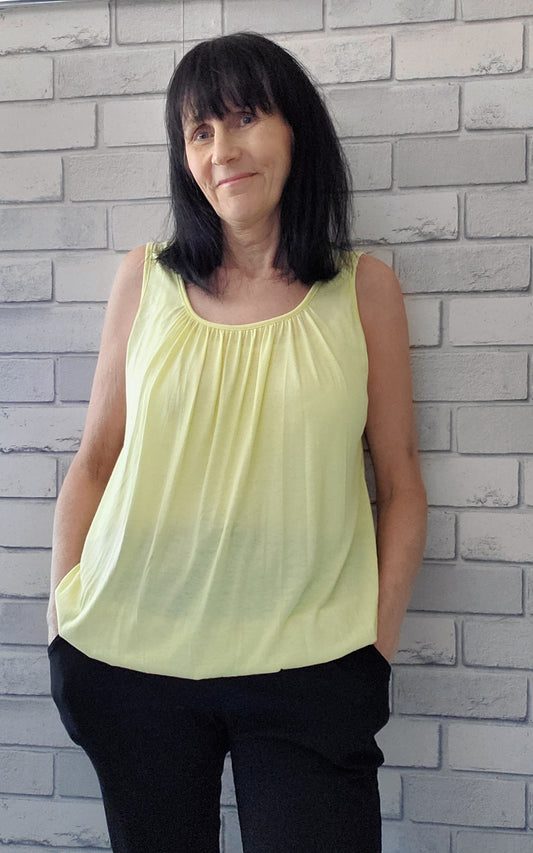 Ingrid Plain Loose Fit  Vest Tops