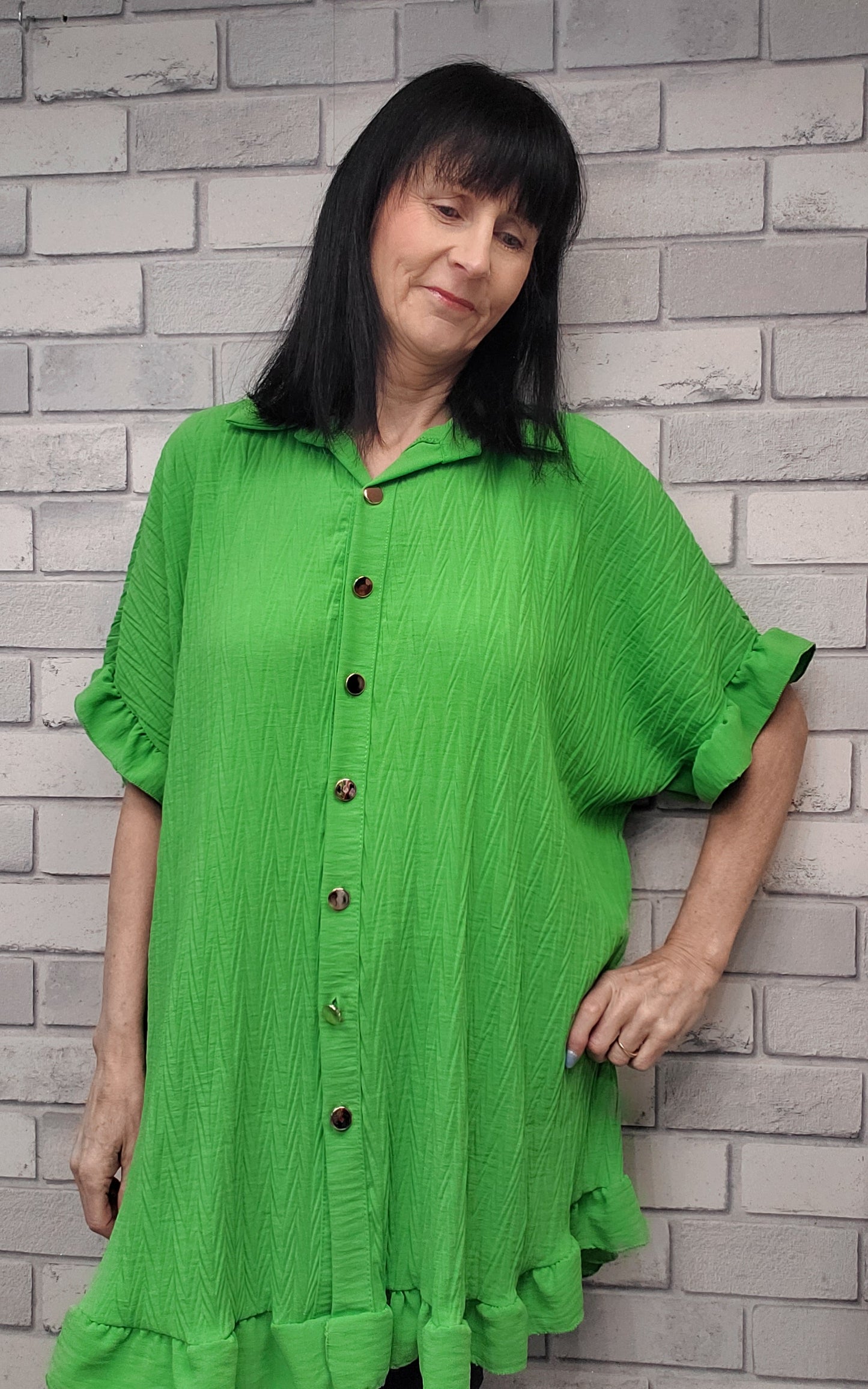 Eleanor Crinkle Blouse