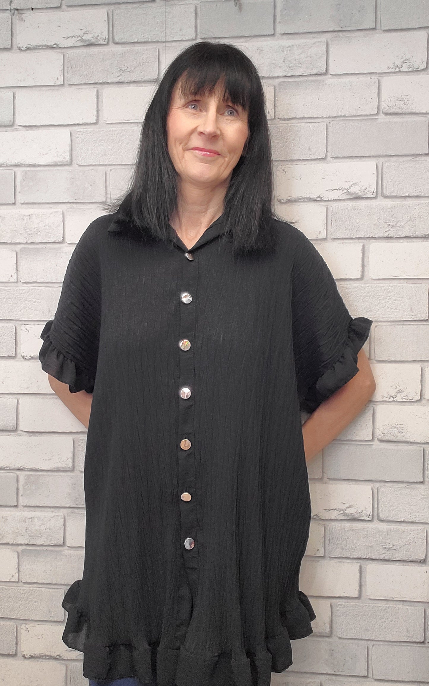 Eleanor Crinkle Blouse
