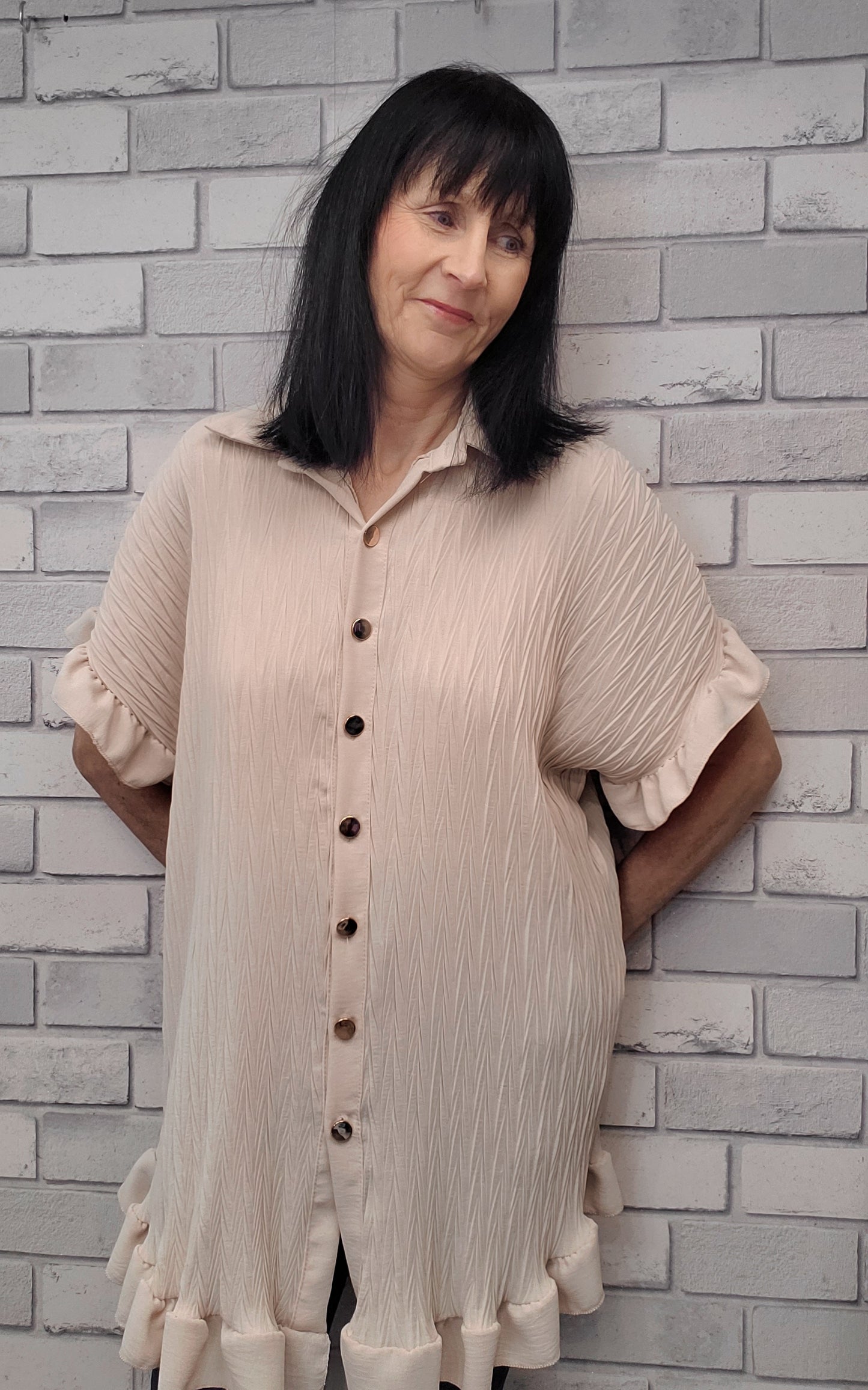Eleanor Crinkle Blouse