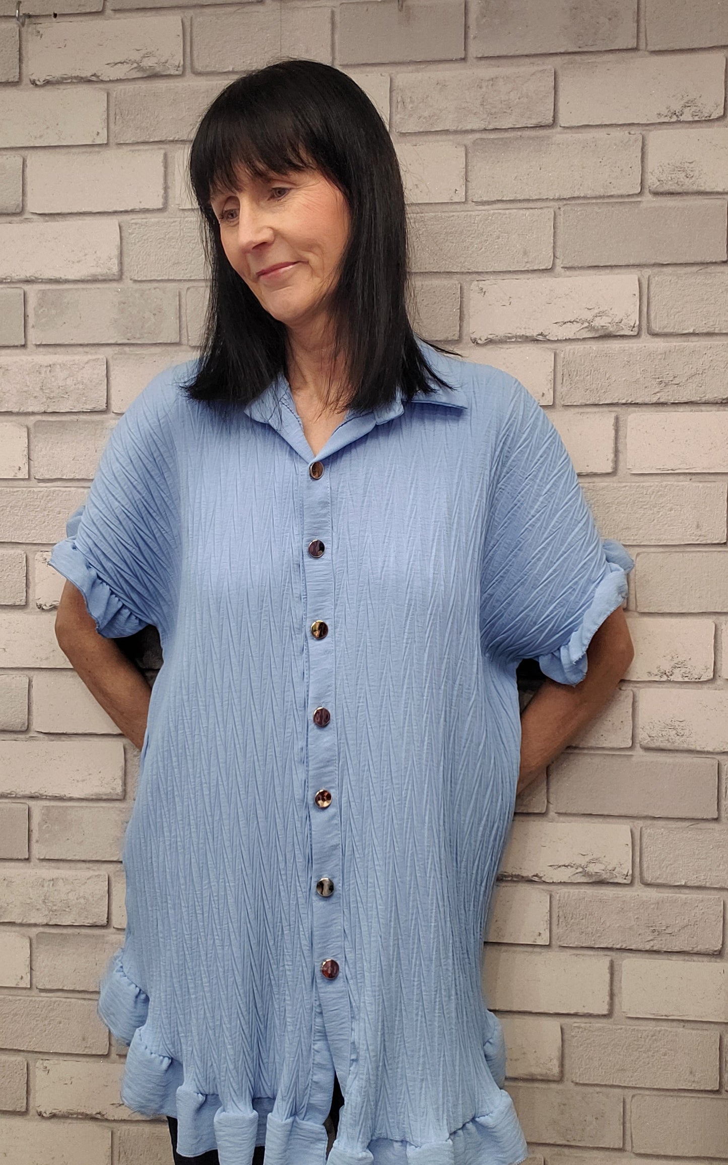 Eleanor Crinkle Blouse