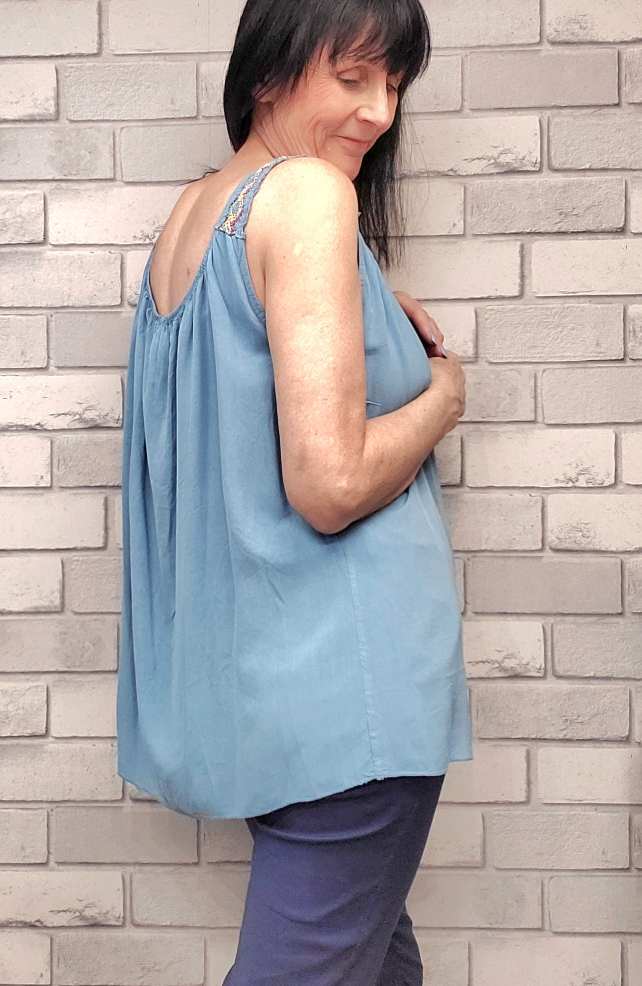 Sara Crochet  Strap Vest