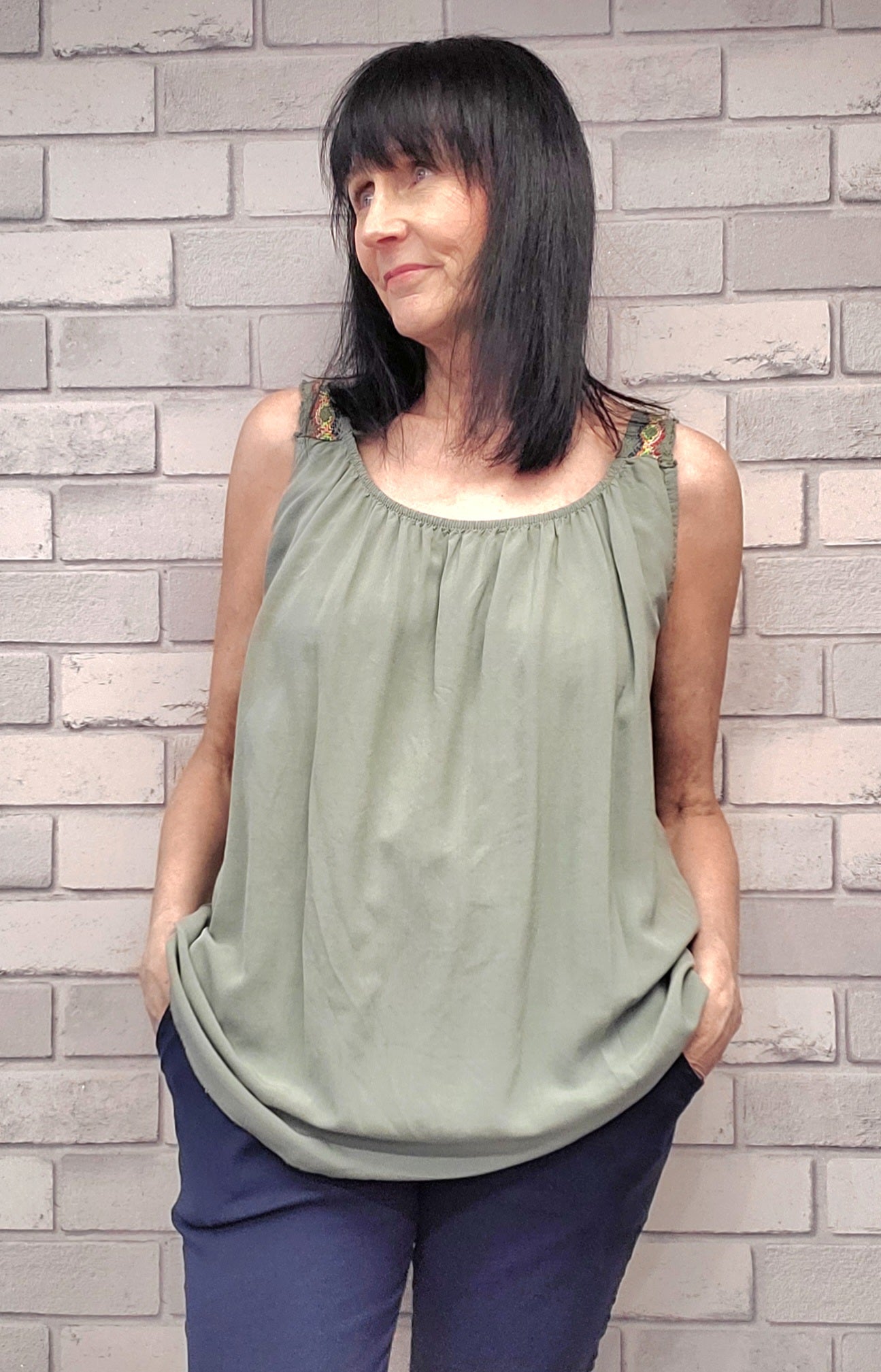 Sara Crochet  Strap Vest