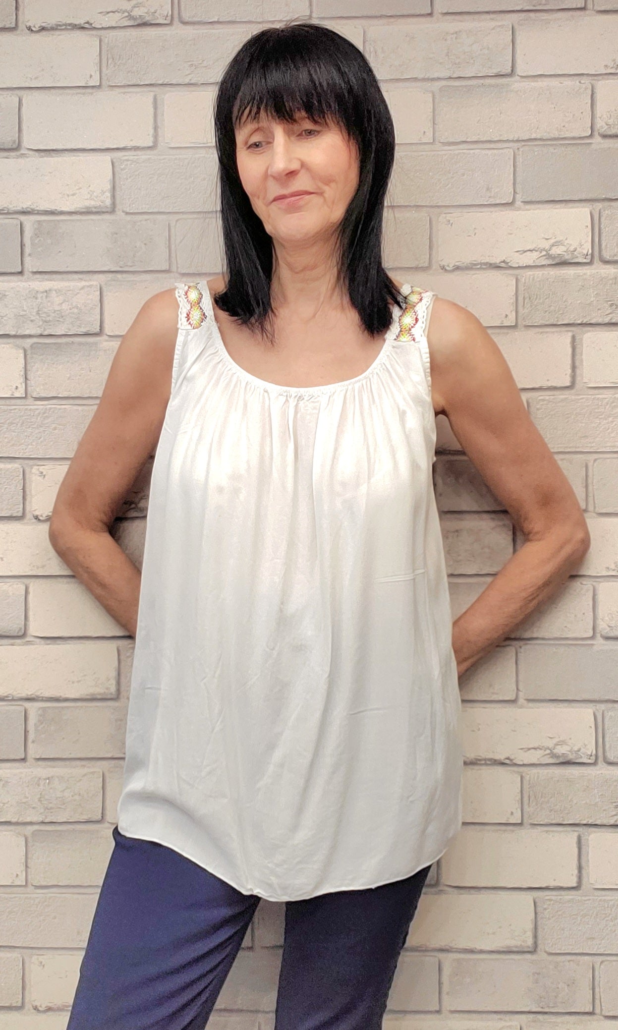 Sara Crochet  Strap Vest