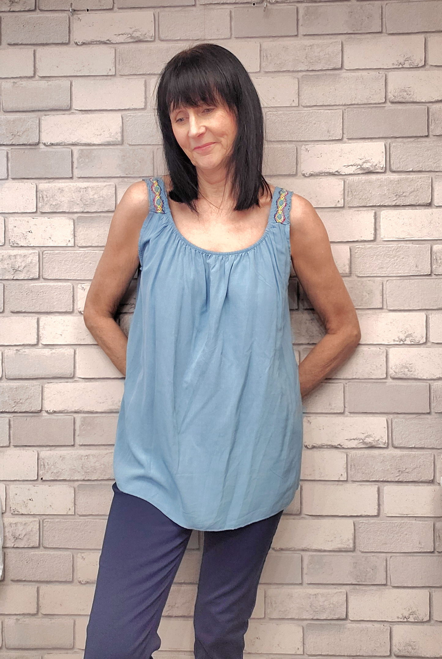Sara Crochet  Strap Vest