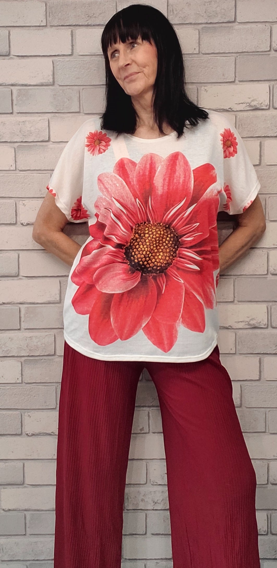 Florence Flower Print Top