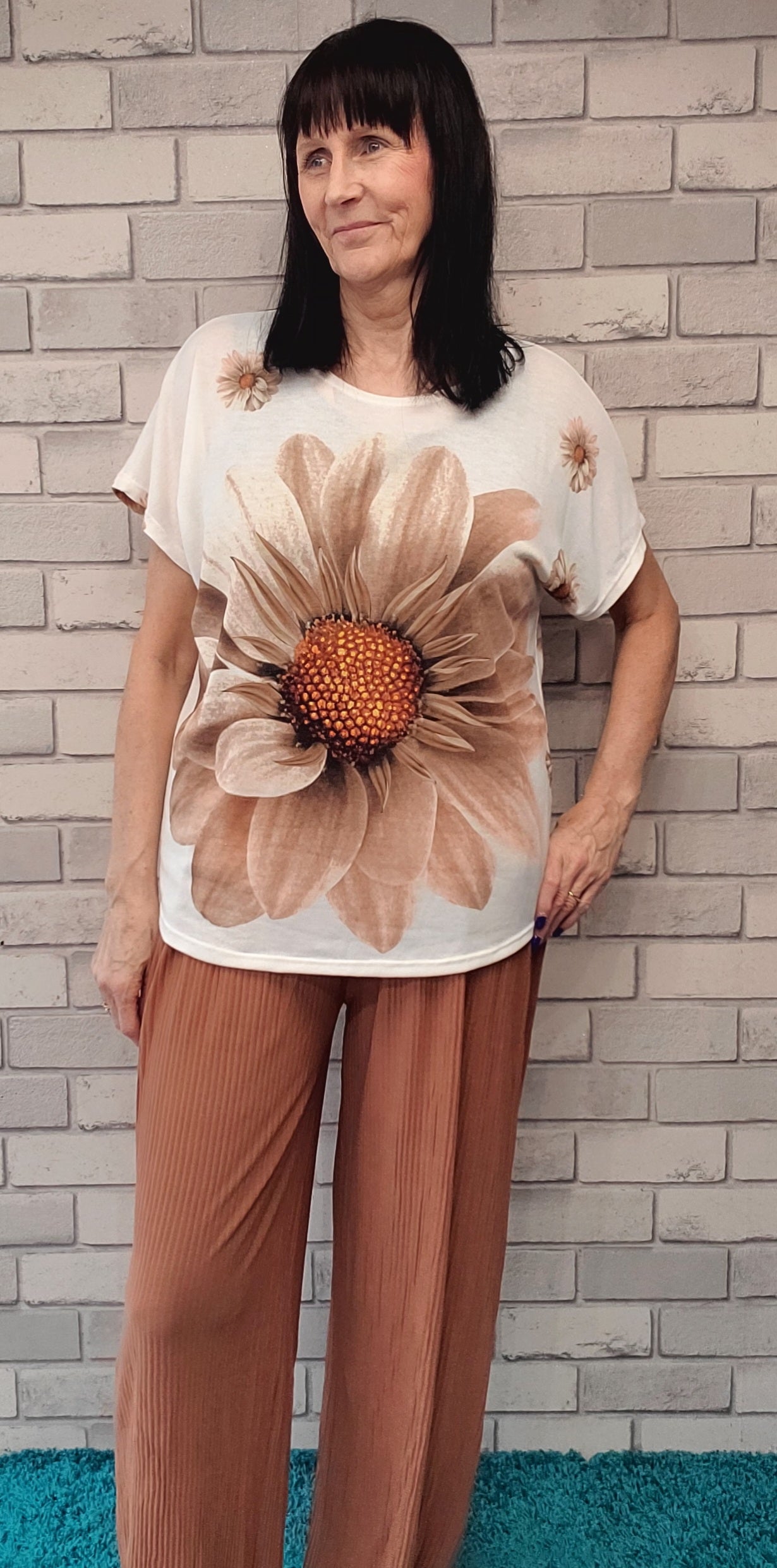 Florence Flower Print Top