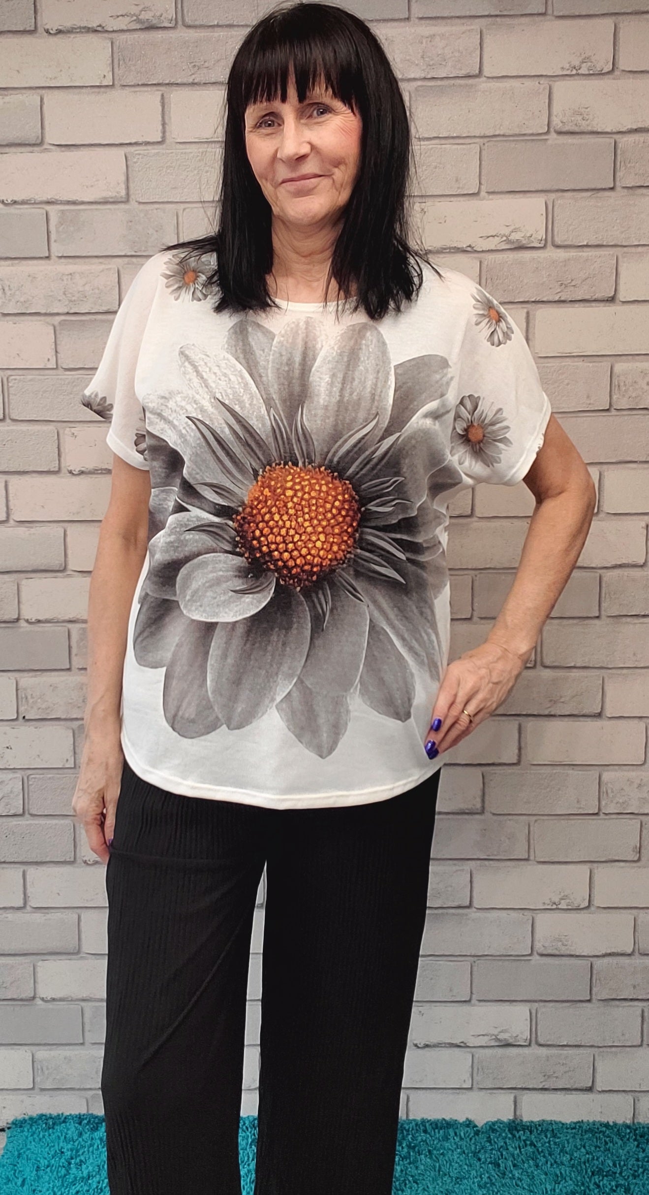 Florence Flower Print Top