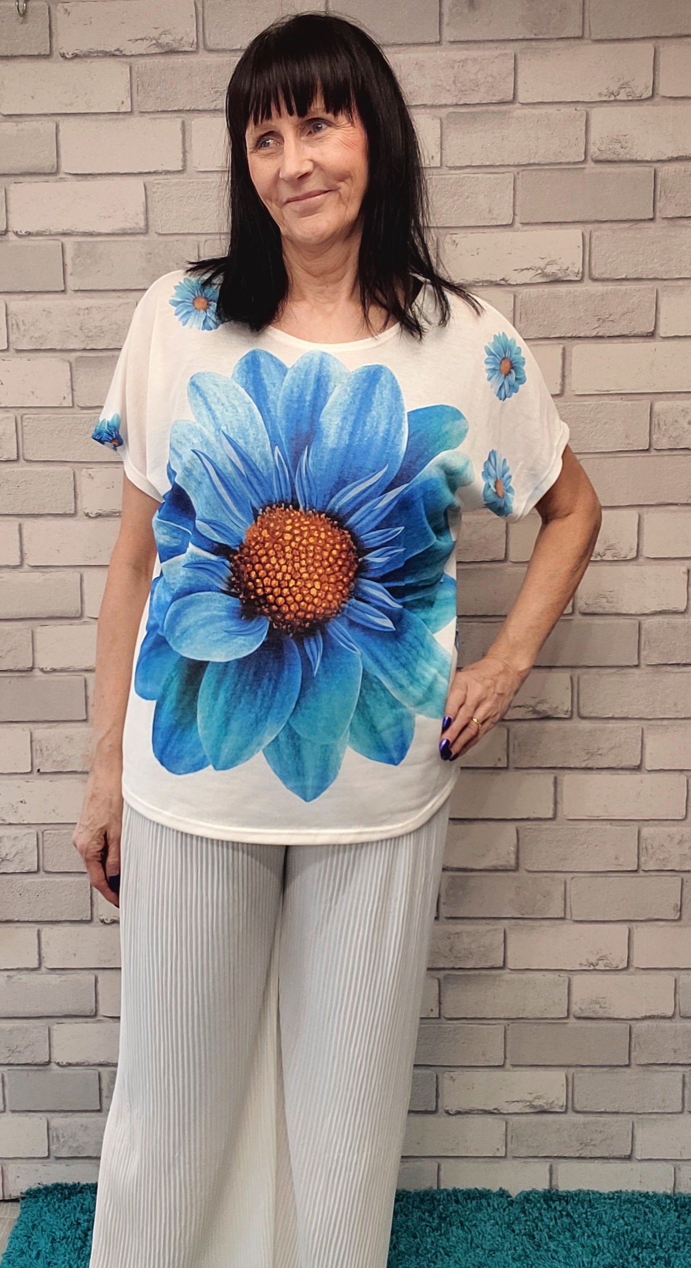 Florence Flower Print Top
