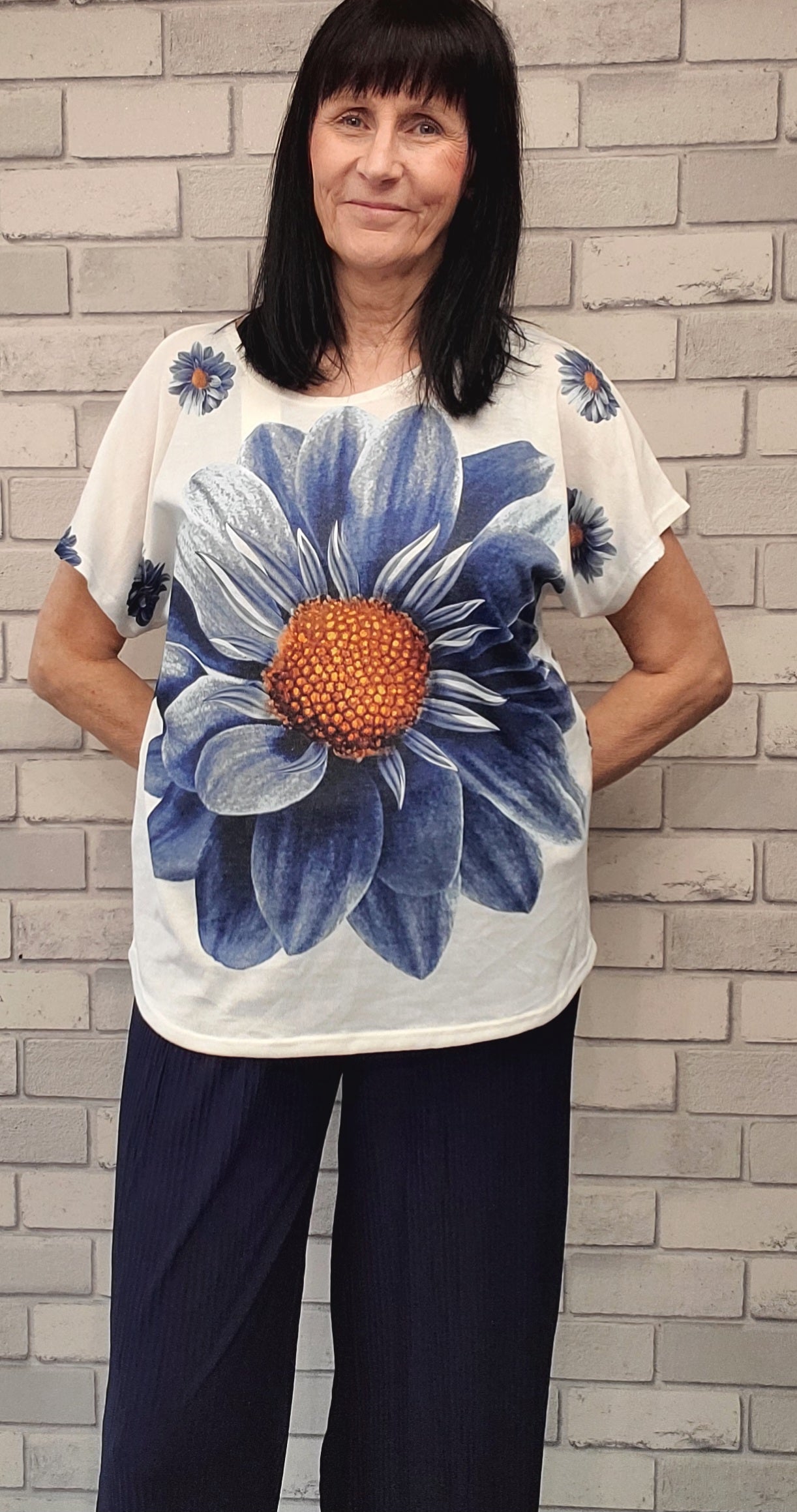 Florence Flower Print Top