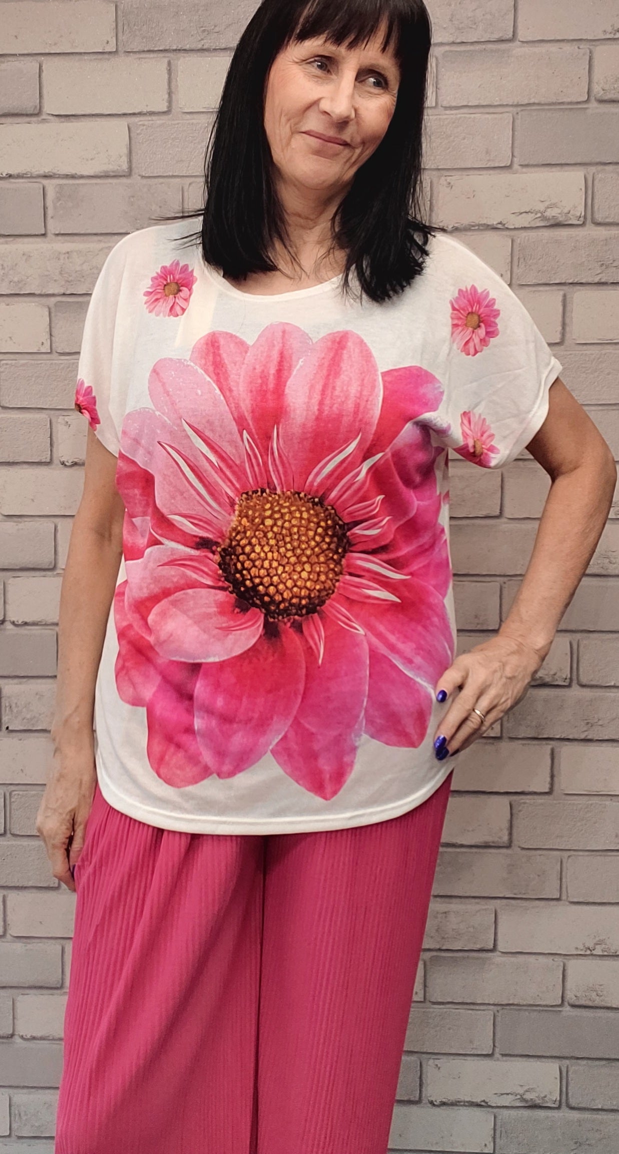 Florence Flower Print Top