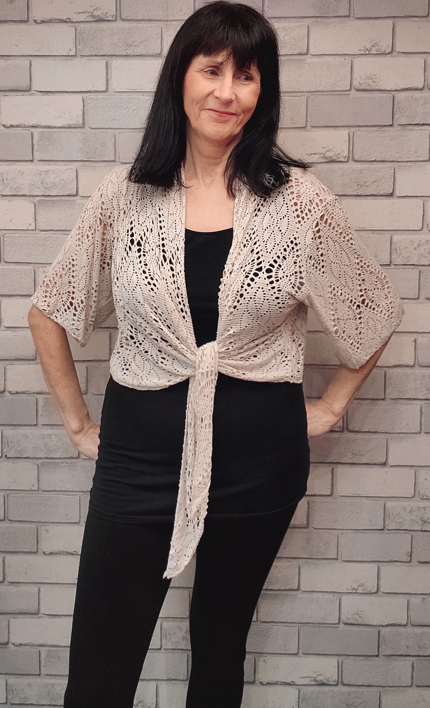 Shrug With Short Sleeve