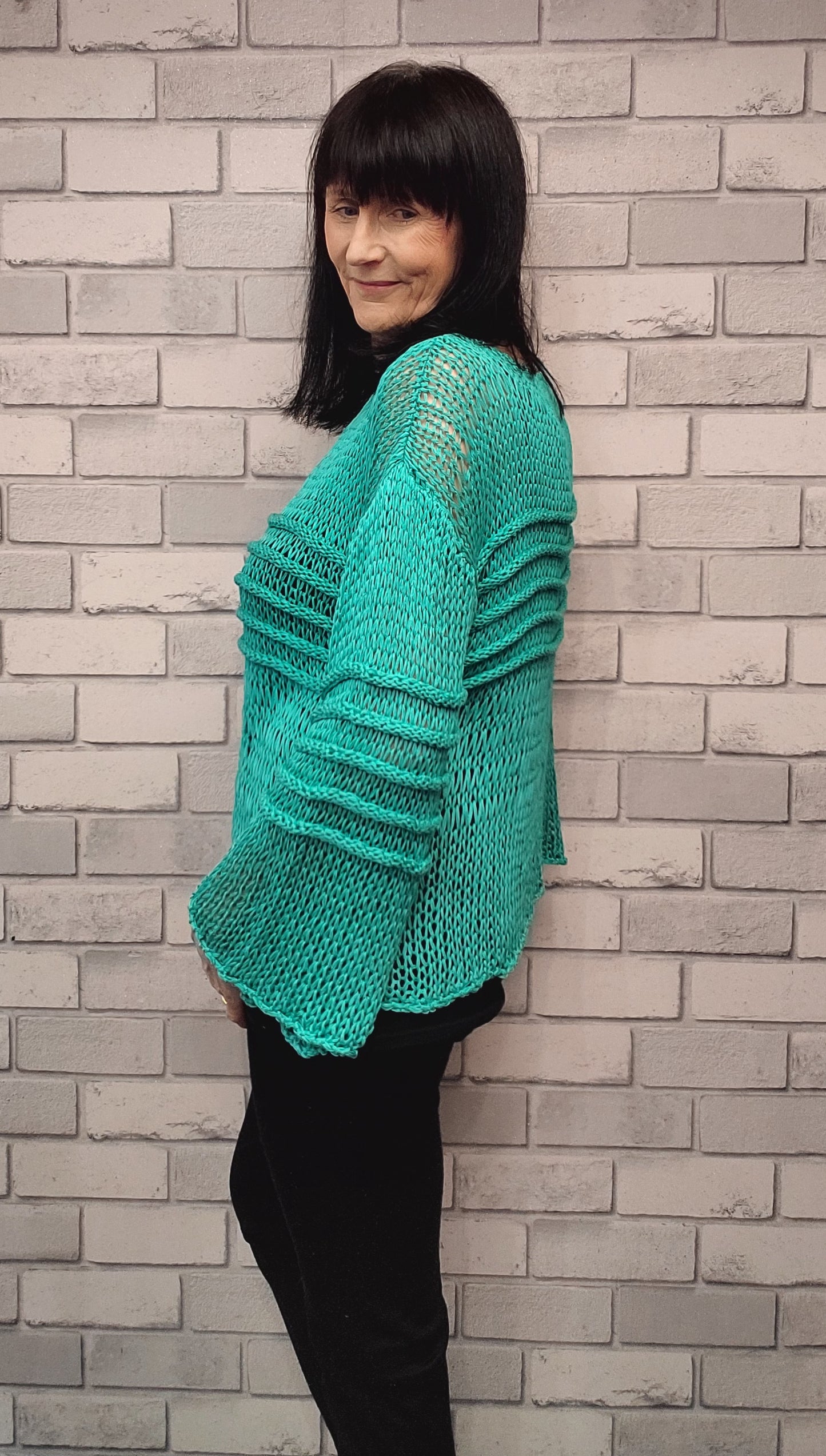 Tessa Open Knit Top