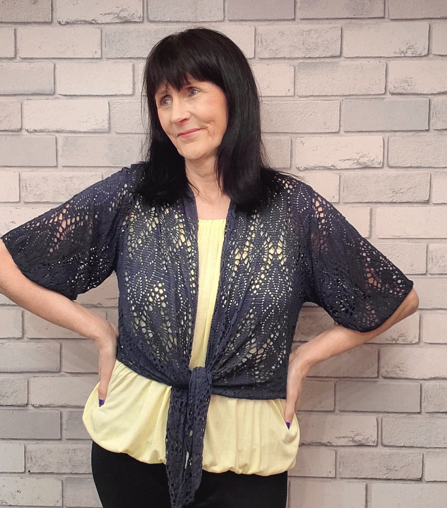 Shrug With Short Sleeve
