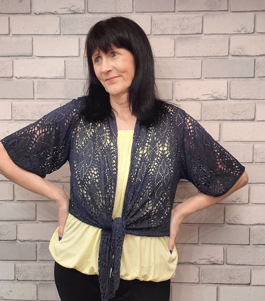 Shrug With Short Sleeve