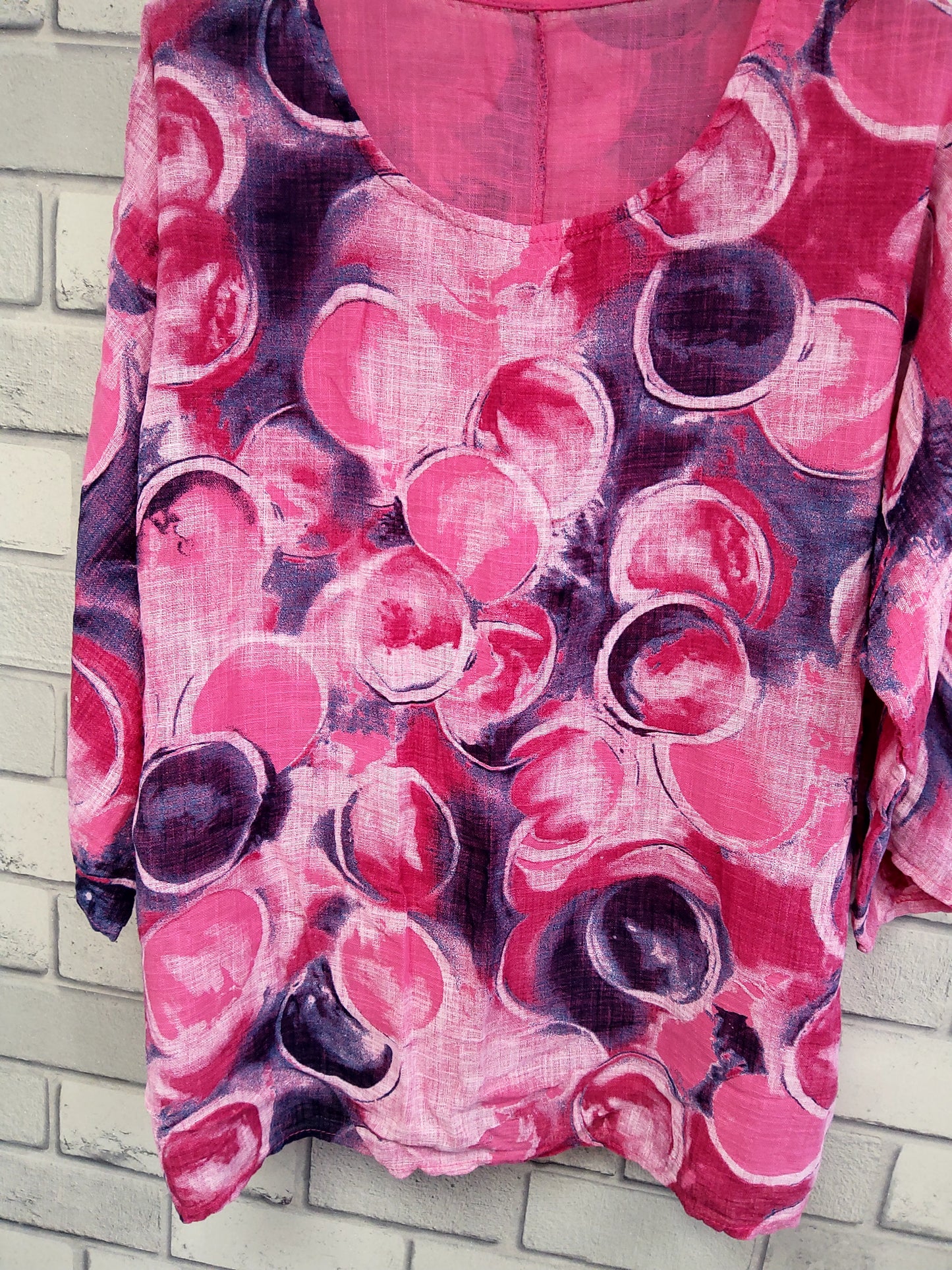 Gina Circle Print Summer Top