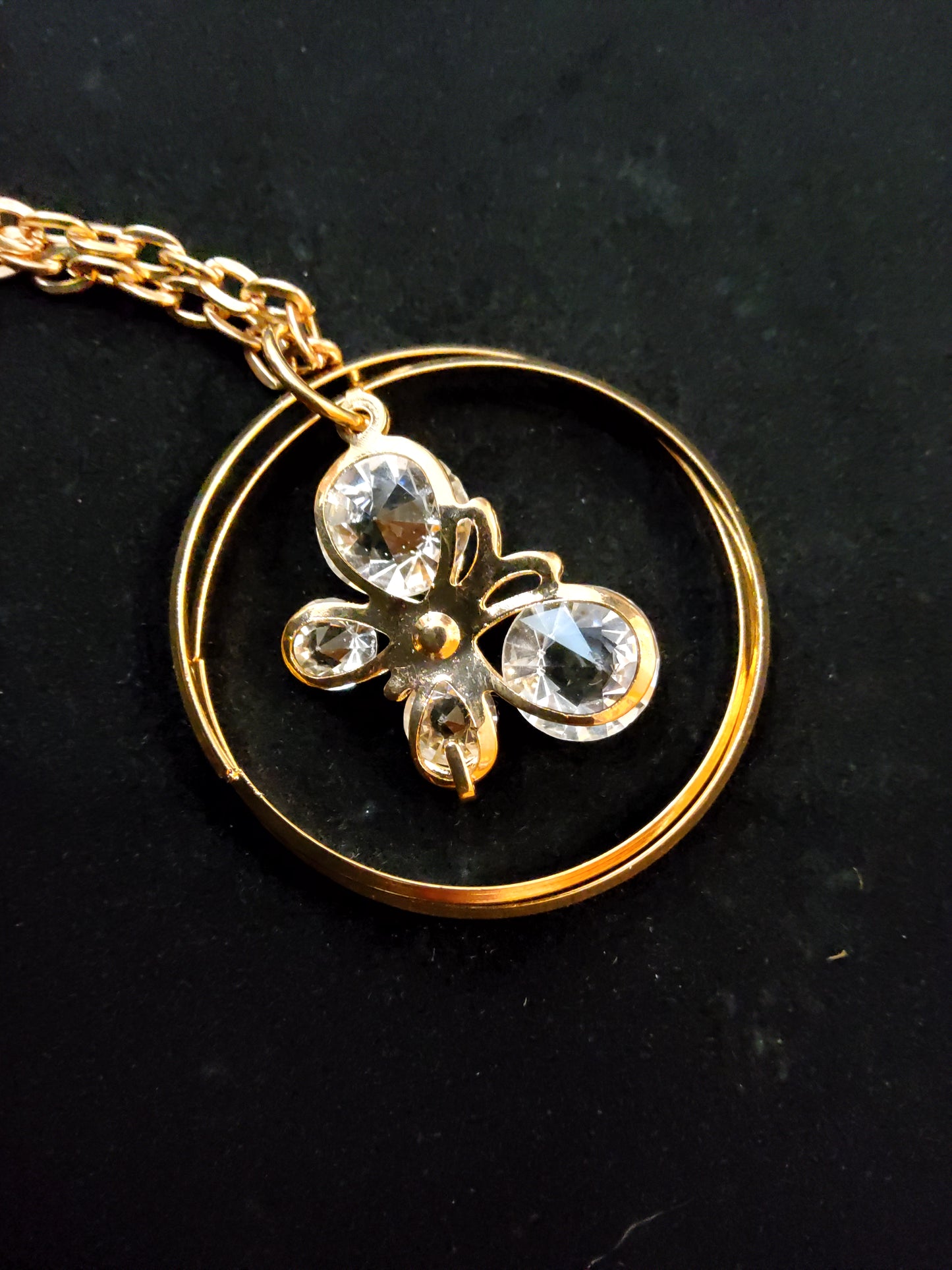 Necklace With Butterfly  Charm