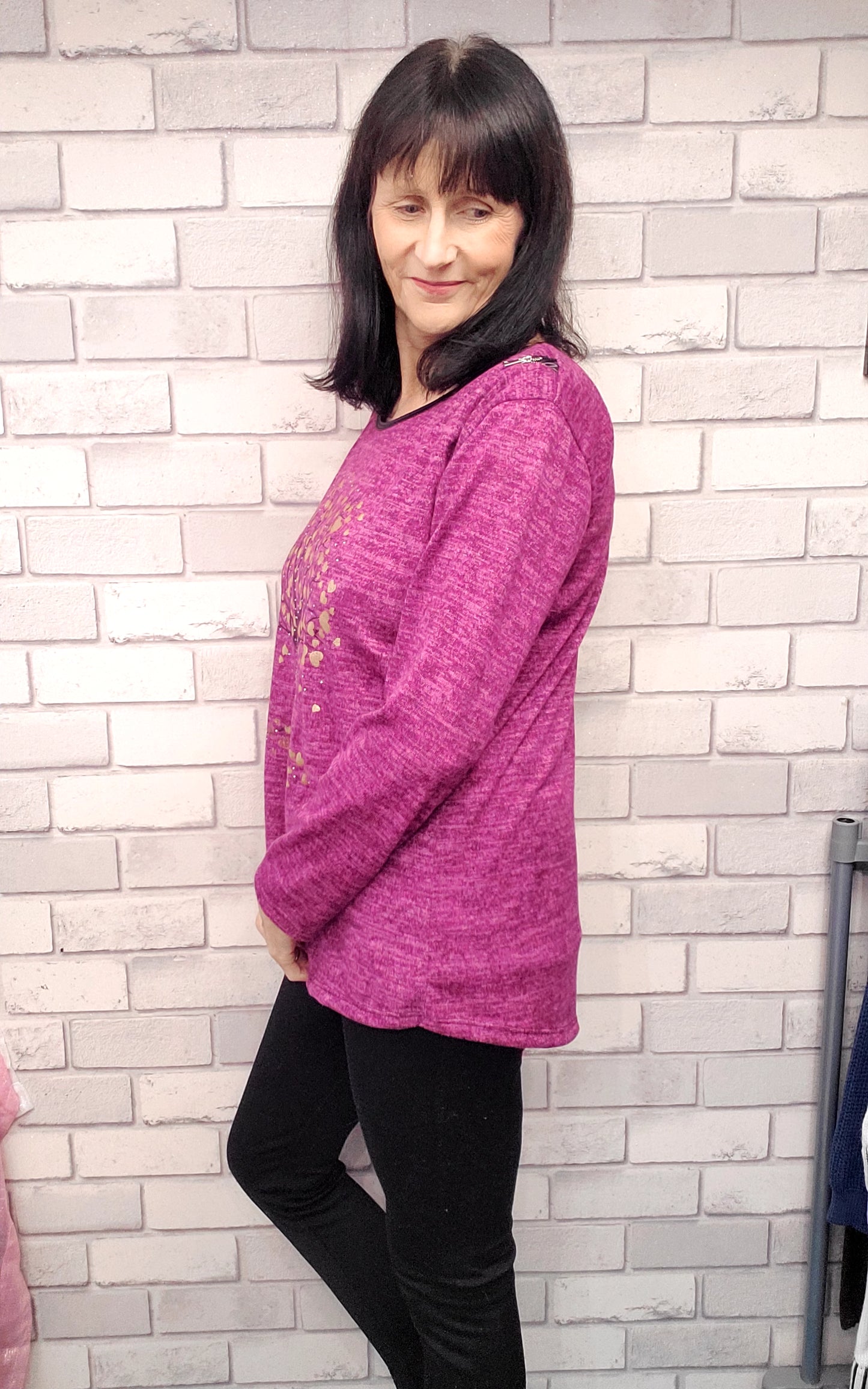 Trinny Long Sleeve Tree Of Life Top