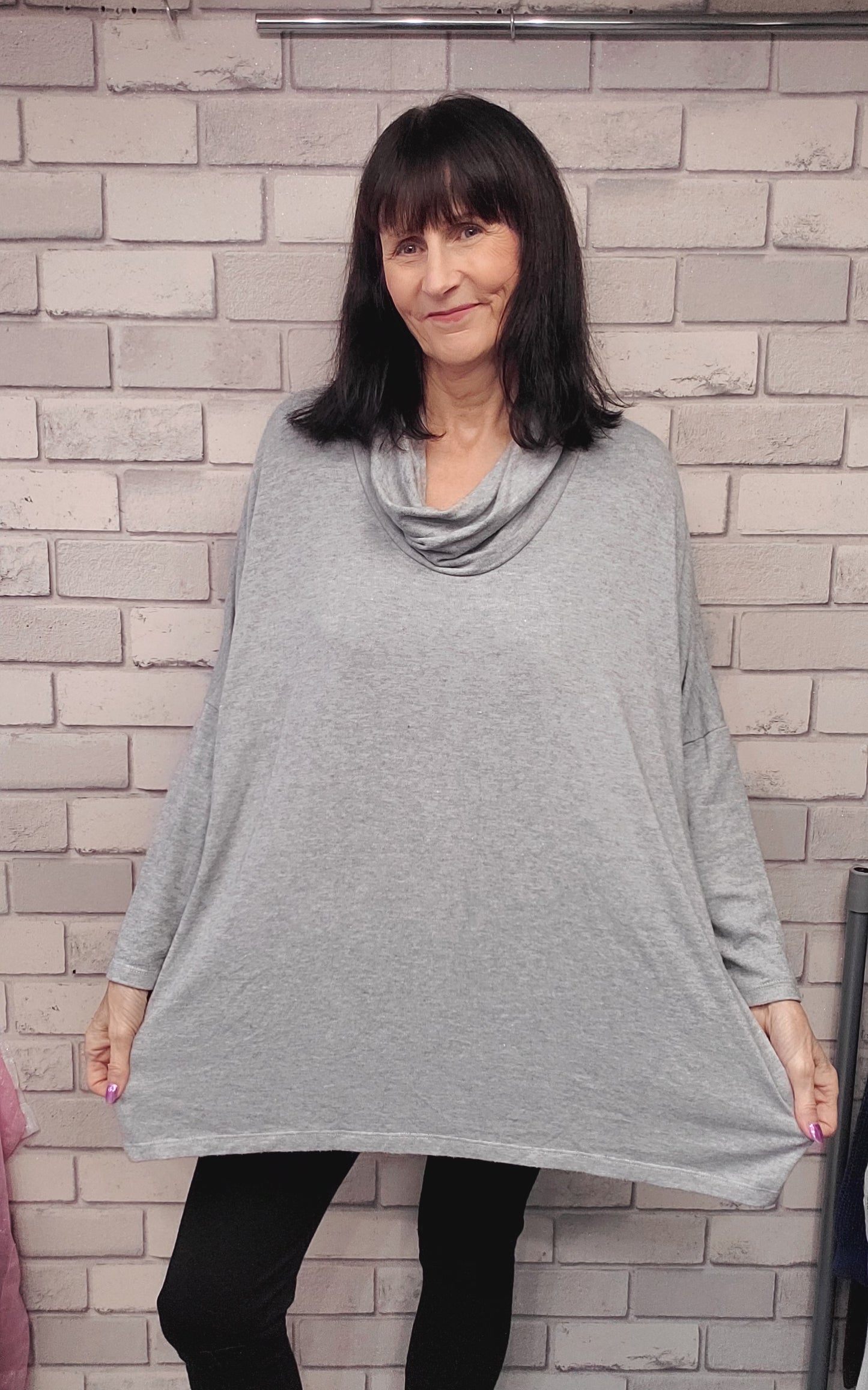 Stacey Cowl  Neck  Plus Size Jumper