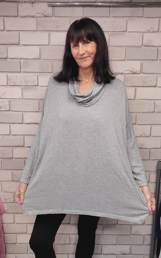 Stacey Cowl  Neck  Plus Size Jumper