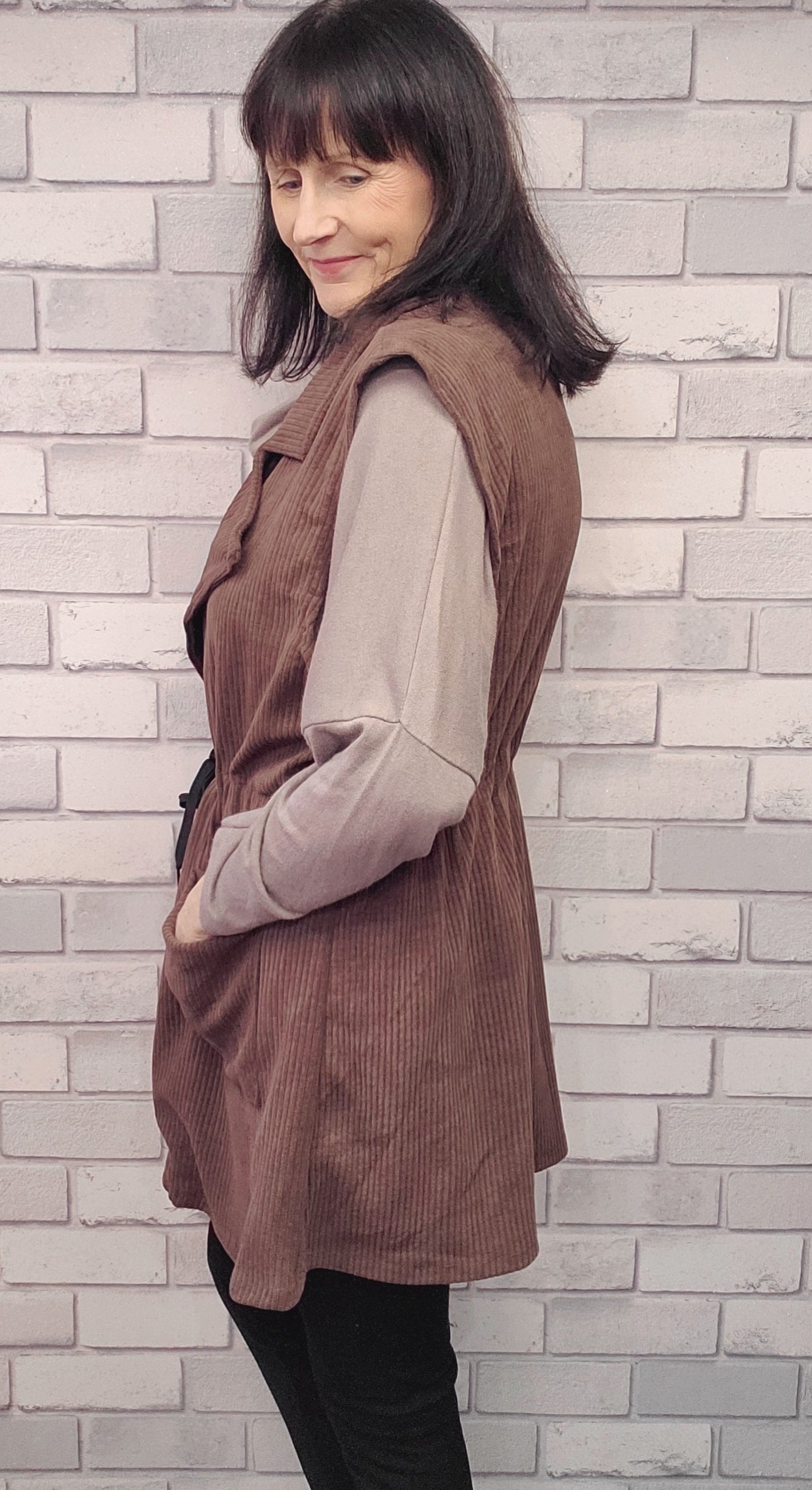 Sally Gilet With Pockets - Couture Boutique