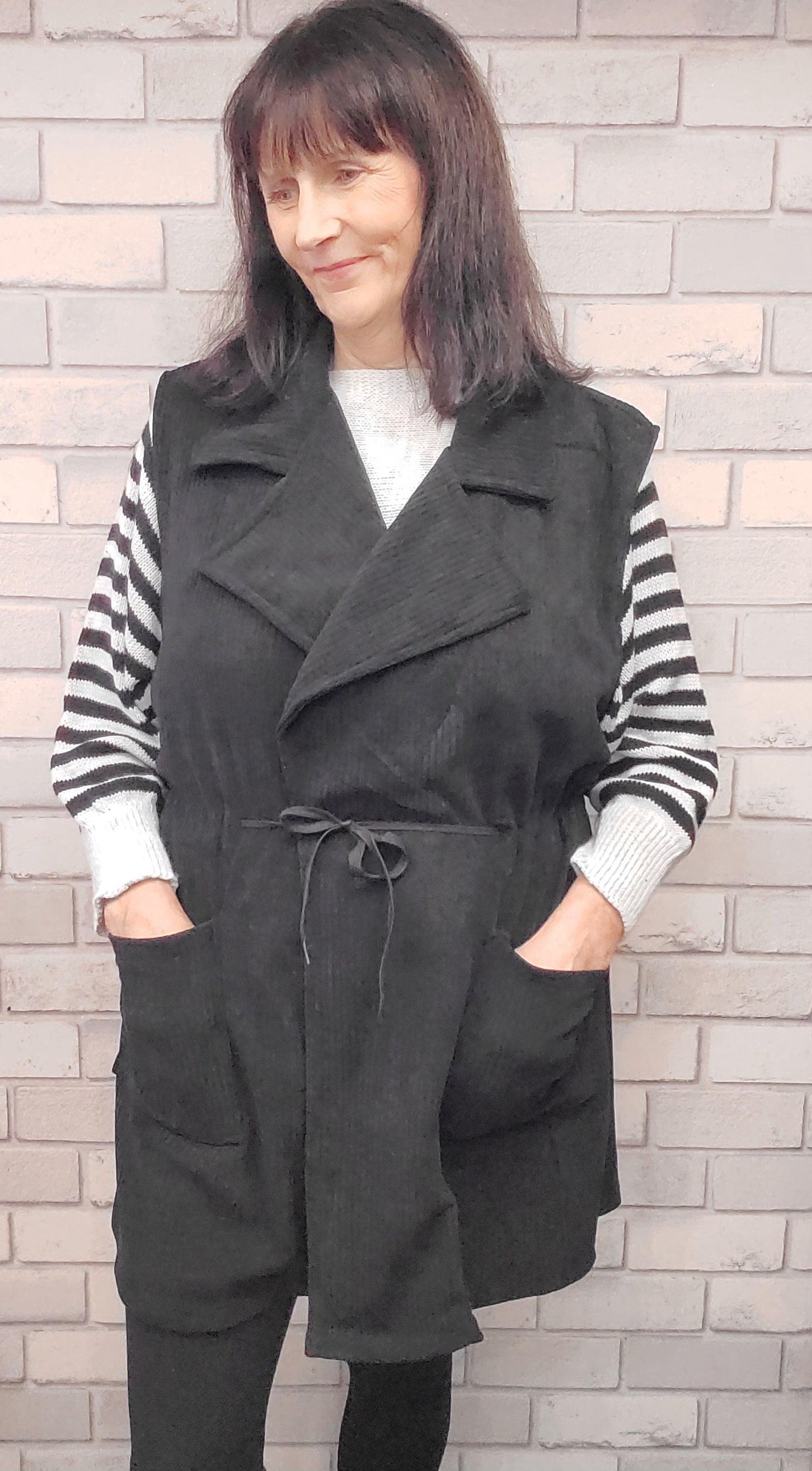 Sally Gilet With Pockets - Couture Boutique