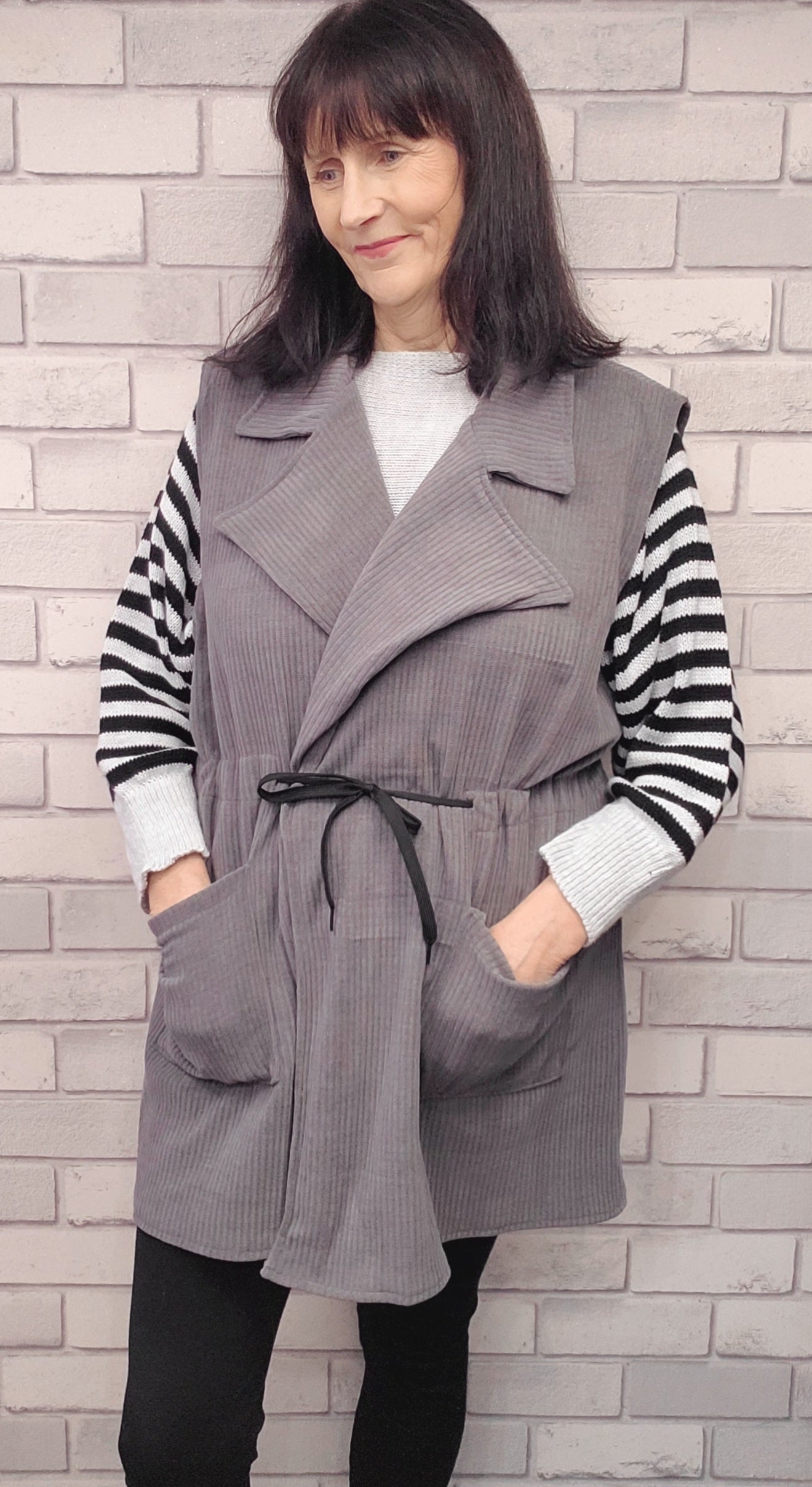 Sally Gilet With Pockets - Couture Boutique